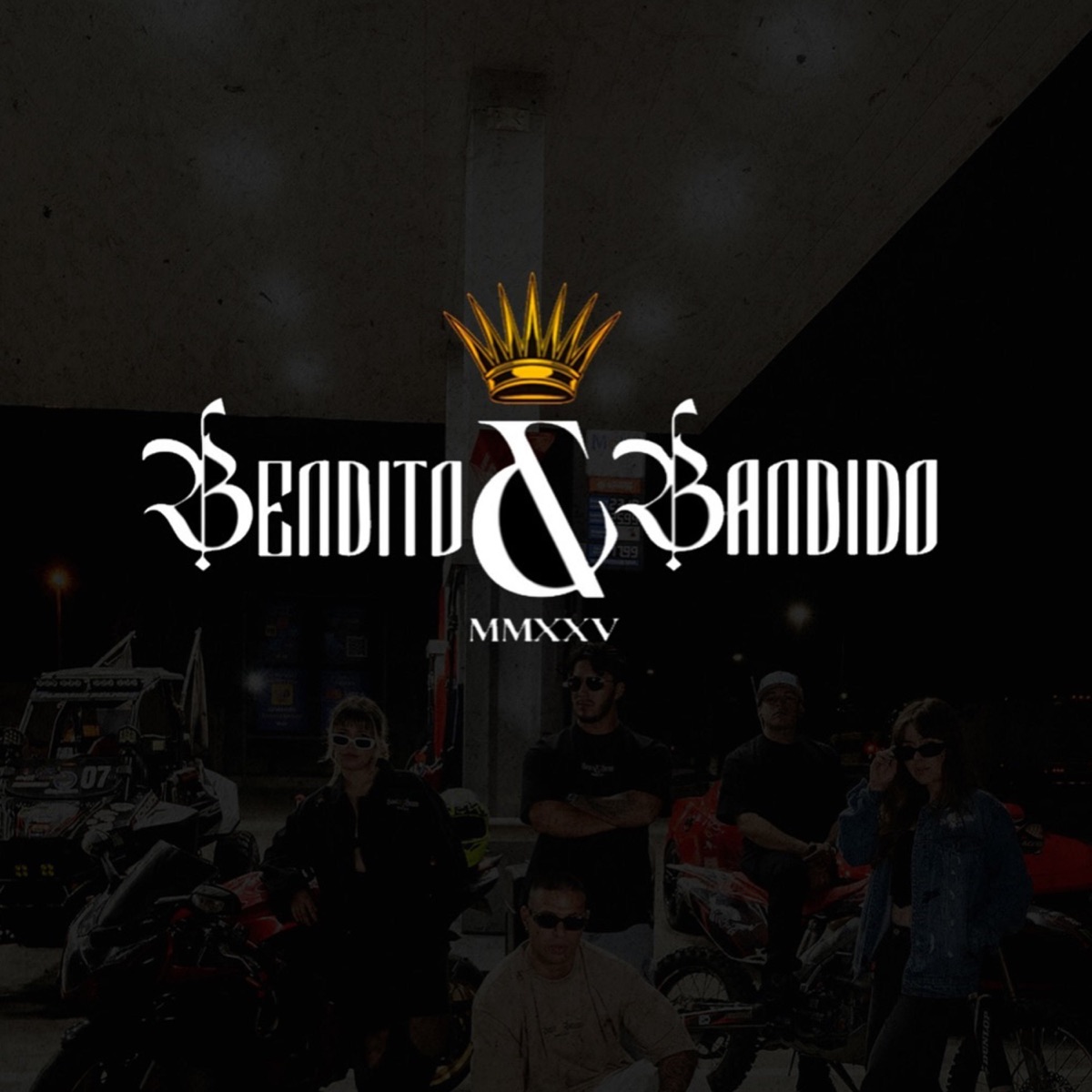 Bendito & Bandido - Single by Kmpoy, Newtro, Valdy M Marquez & Eleganster Music album cover