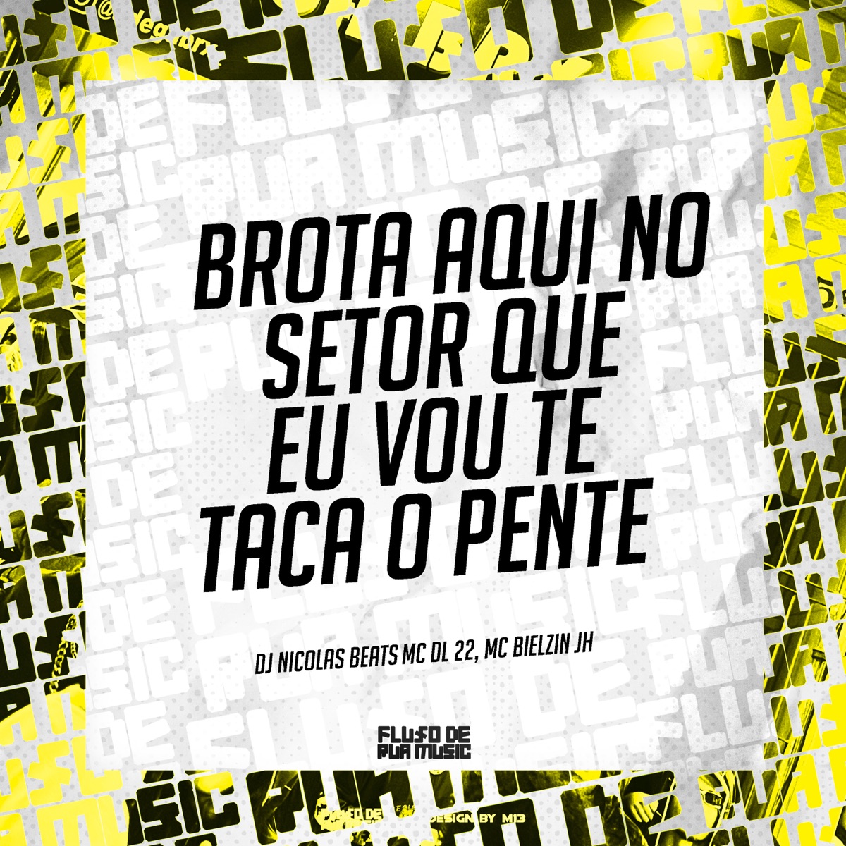 Brota Aqui no Setor Que Eu Vou Te Taca o Pente - Single by dj nicolas beats, MC DL 22 & MC BIELZIN JH album cover