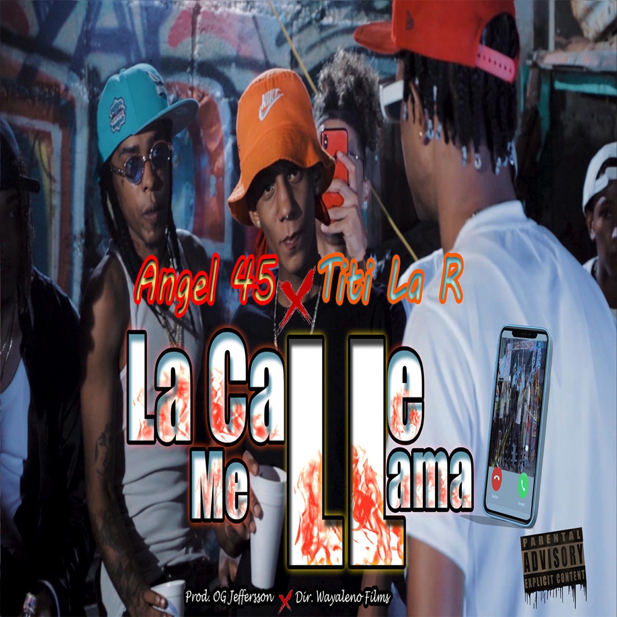 La Calle Me Llama (feat. Titi La R) - Single by Angel 45 album cover