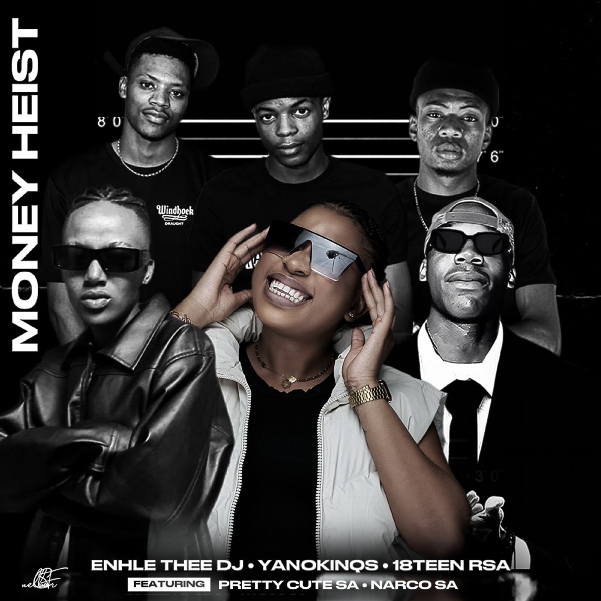 Money Heist (feat. Pretty Cute SA & Narco SA) - Single by Enhle Thee DJ, YanoKinqz & 18Teen RSA album cover