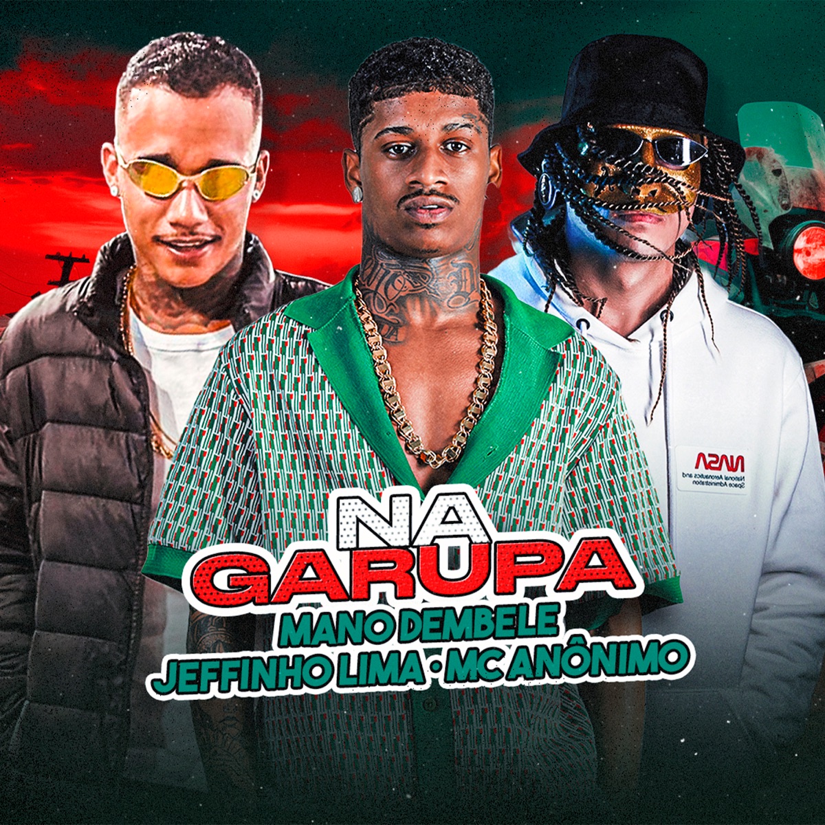 Na Garupa - Single by Mano Dembele, Mc Anônimo & Jeffinho Lima album cover