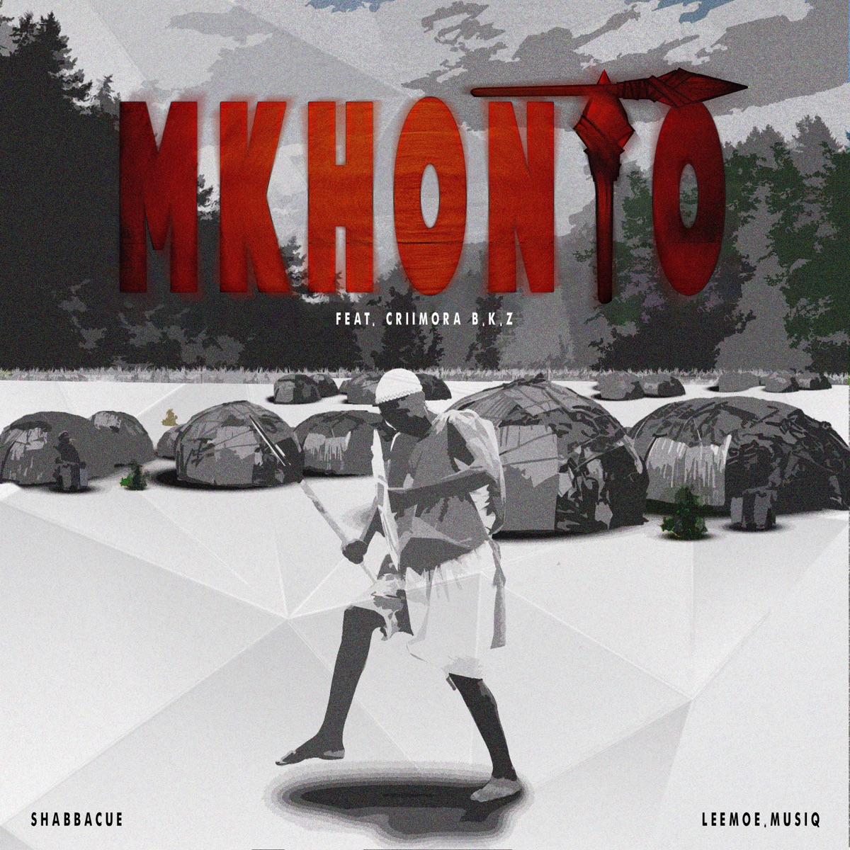 Mkhonto (feat. Criimora b.k.z) - Single by Shabbacue & Leemoe.musiq album cover