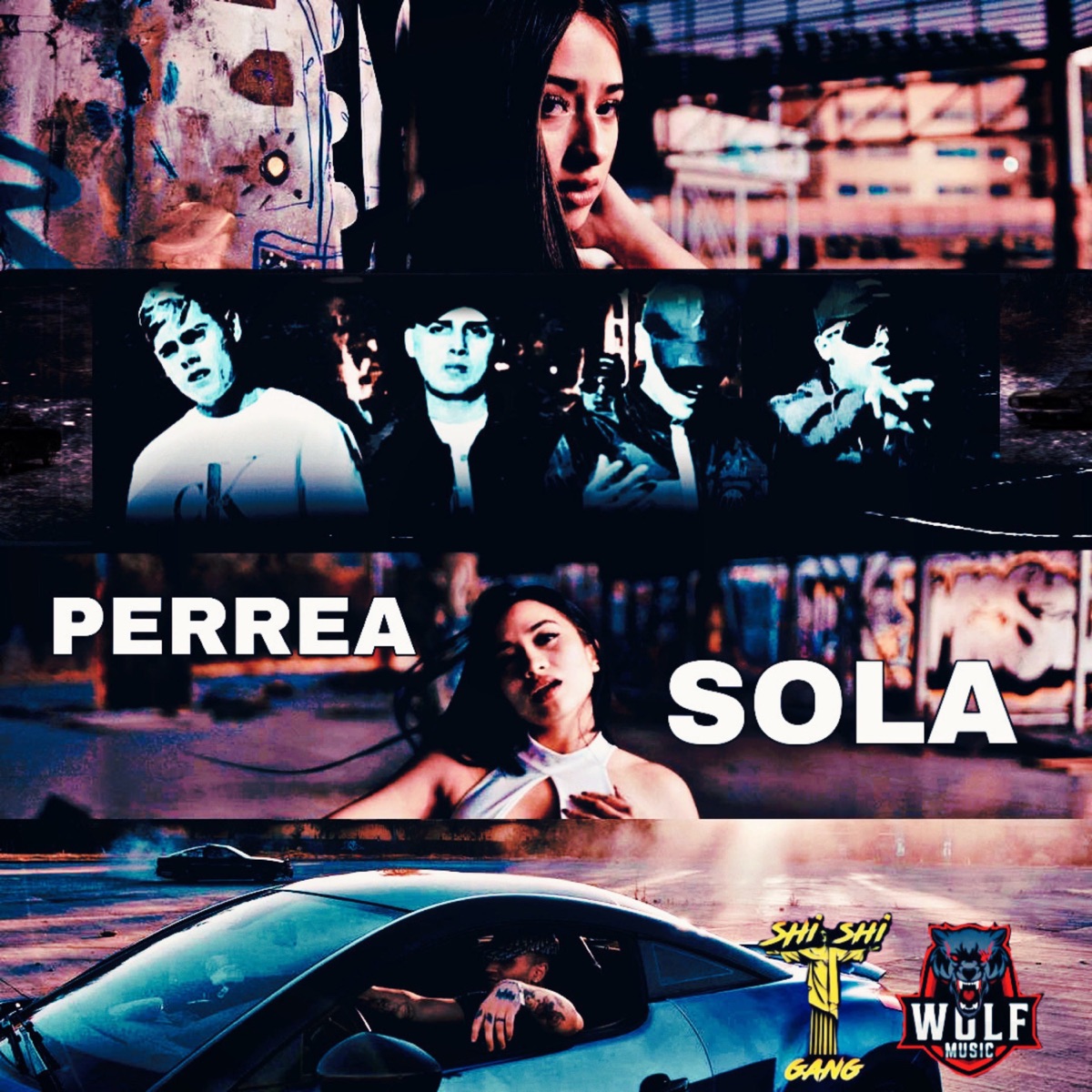 Perrea Sola - Single by SBS YOUNGWOLF, Drago200, Gazper Gianxis & Piro 77 album cover
