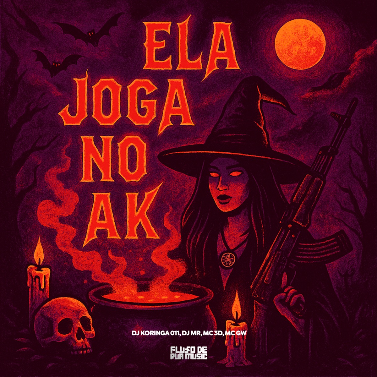 Ela Joga No Ak - Single by dj koringa 011, MC 3D & Dj Mr album cover