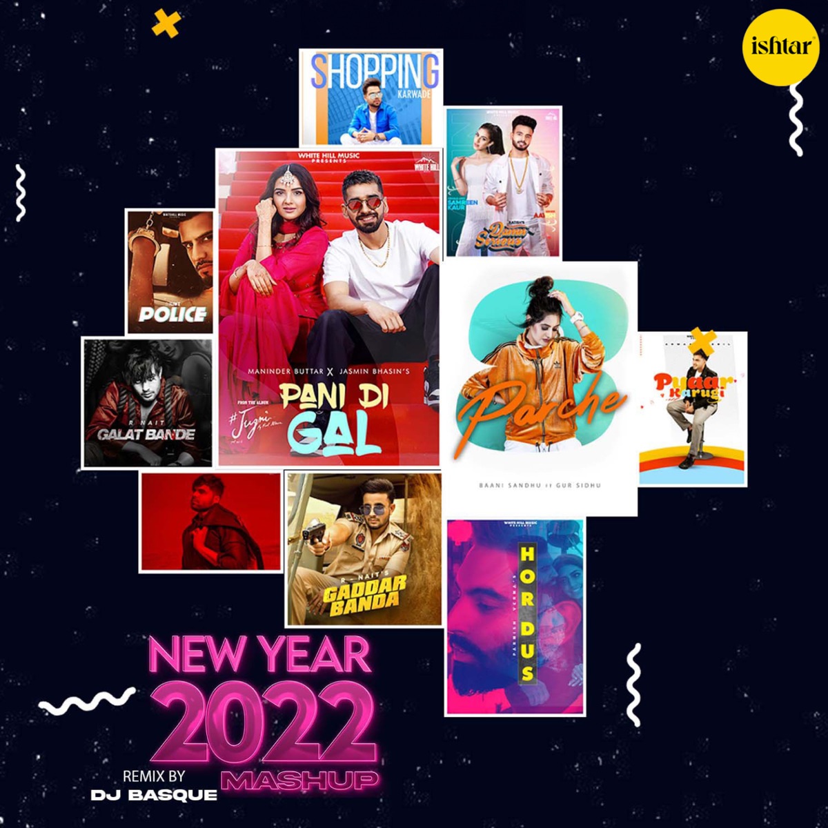 New Year Mashup 2022 - Single by Parmish Verma, Ninja, Maninder Buttar & R Nait album cover