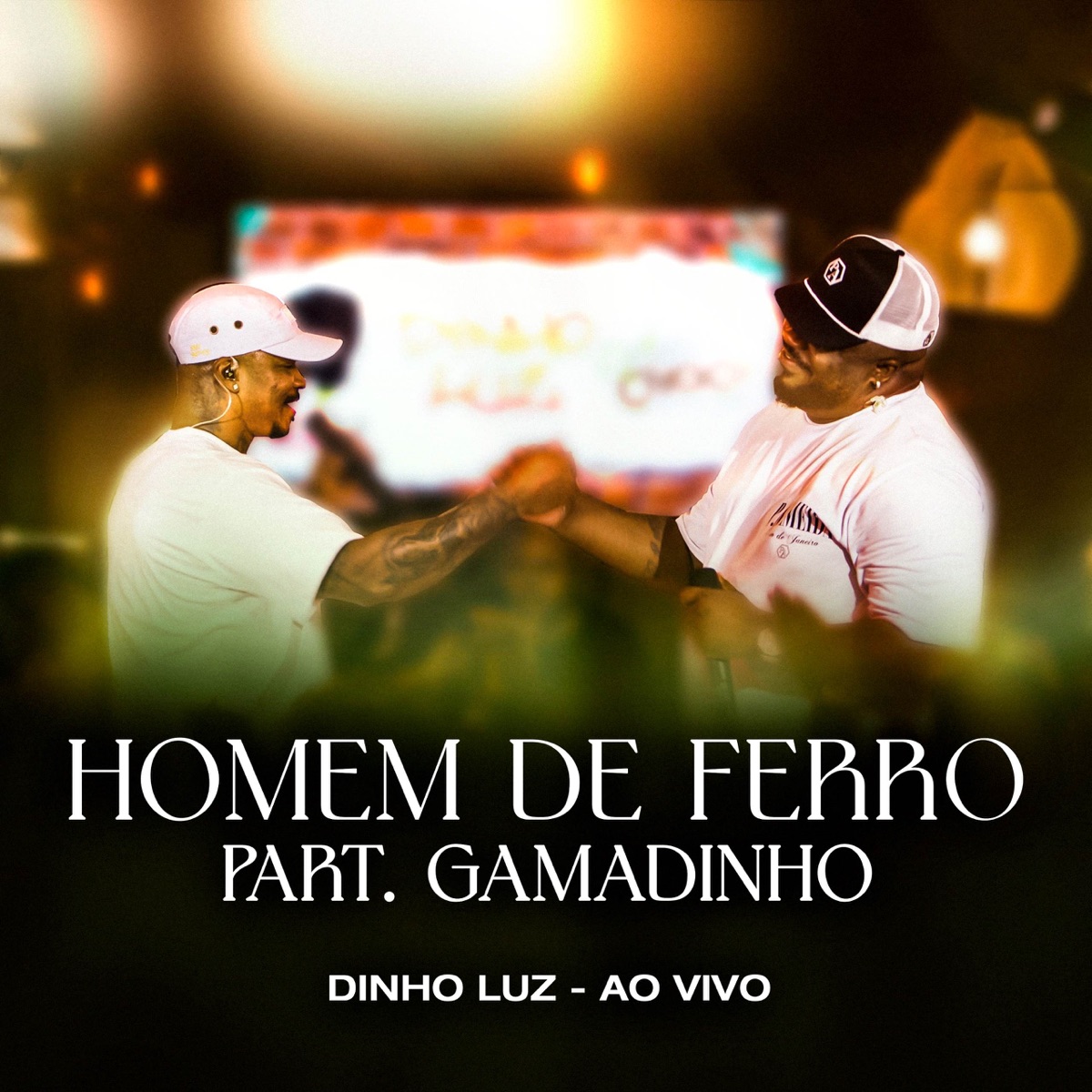 Homem de Ferro (Ao Vivo) [feat. Gamadinho] - Single by Dinho Luz album cover