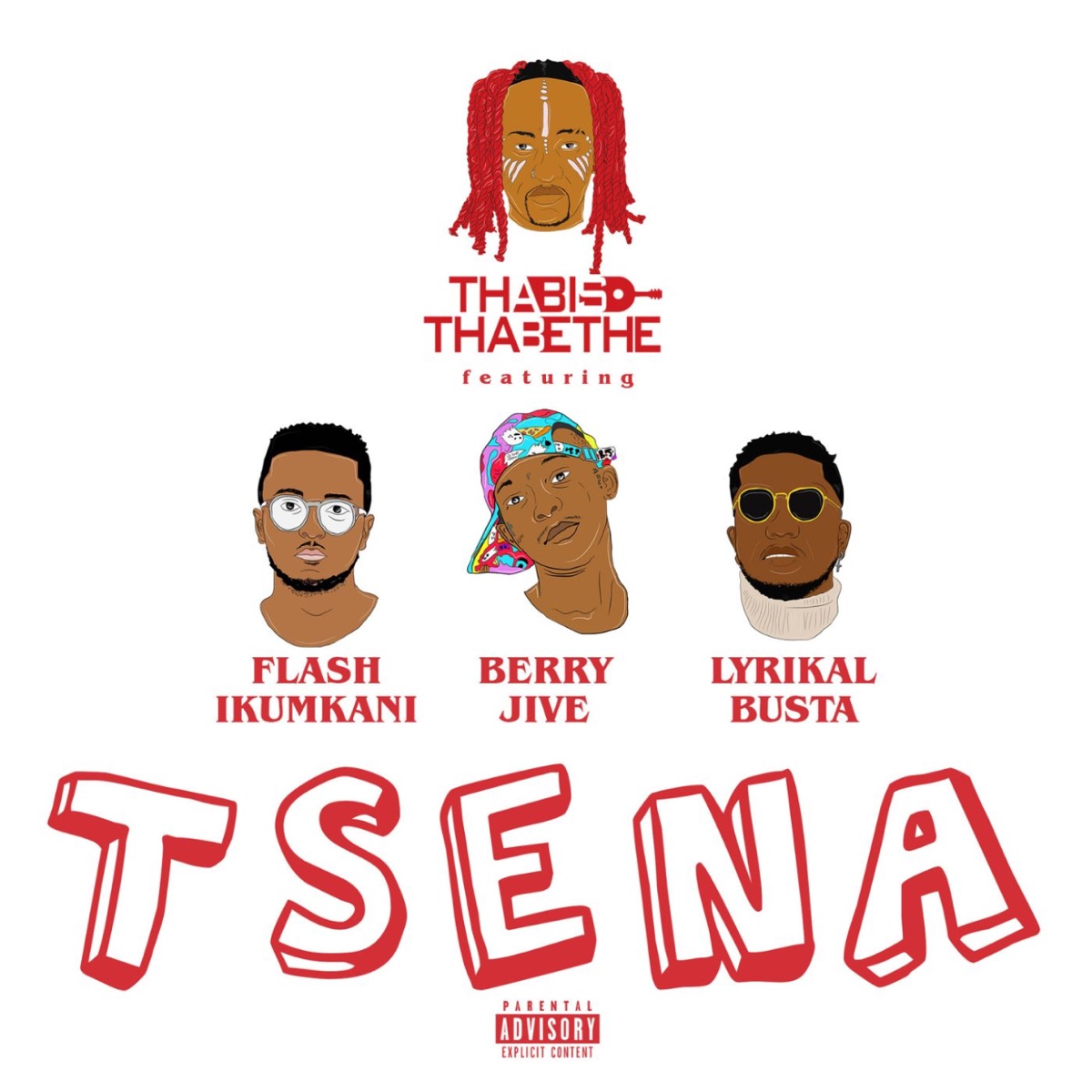 Tsena (feat. Berry Jive, Flash Ikumkani & Lyrikal Busta) - Single by Thabiso Thabethe album cover