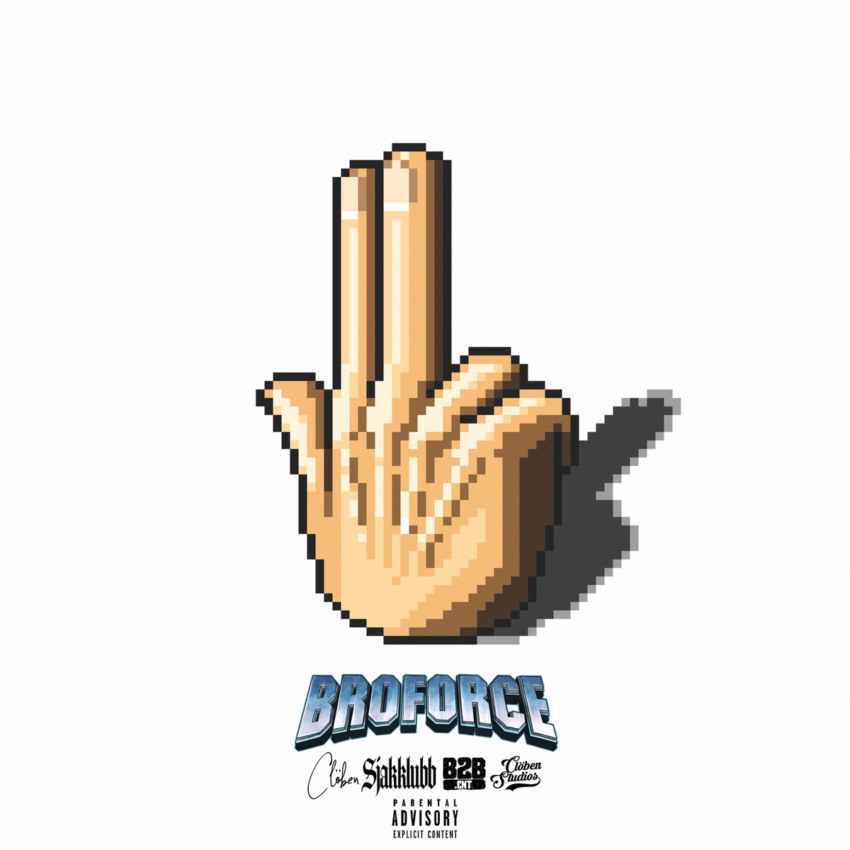 Pistolhånd (Broforce) - Single by Clöben & Sjakklubb album cover