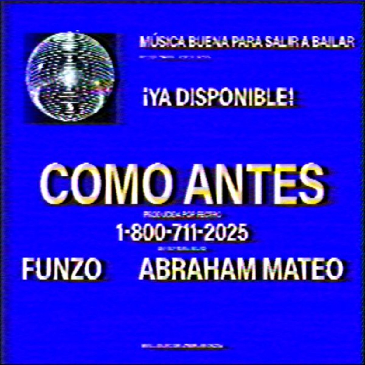 Como antes - Single by Funzo & Abraham Mateo album cover