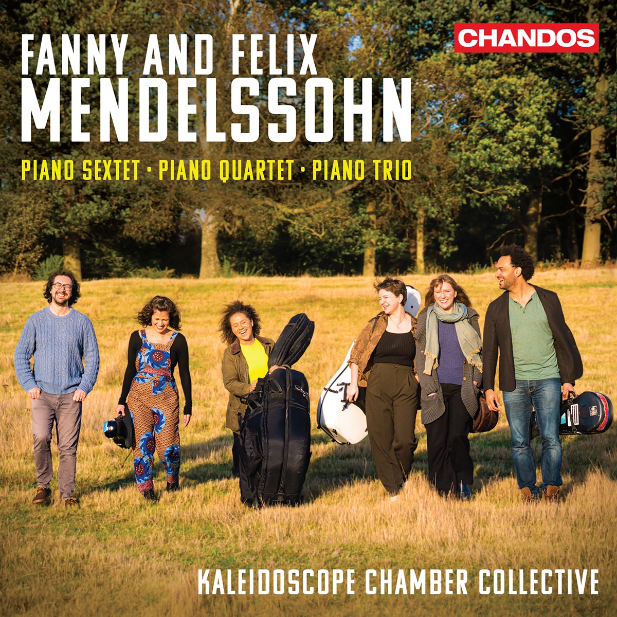 Fanny & Felix Mendelssohn: Piano Sextet, Quartet & Trio by Kaleidoscope Chamber Collective album cover