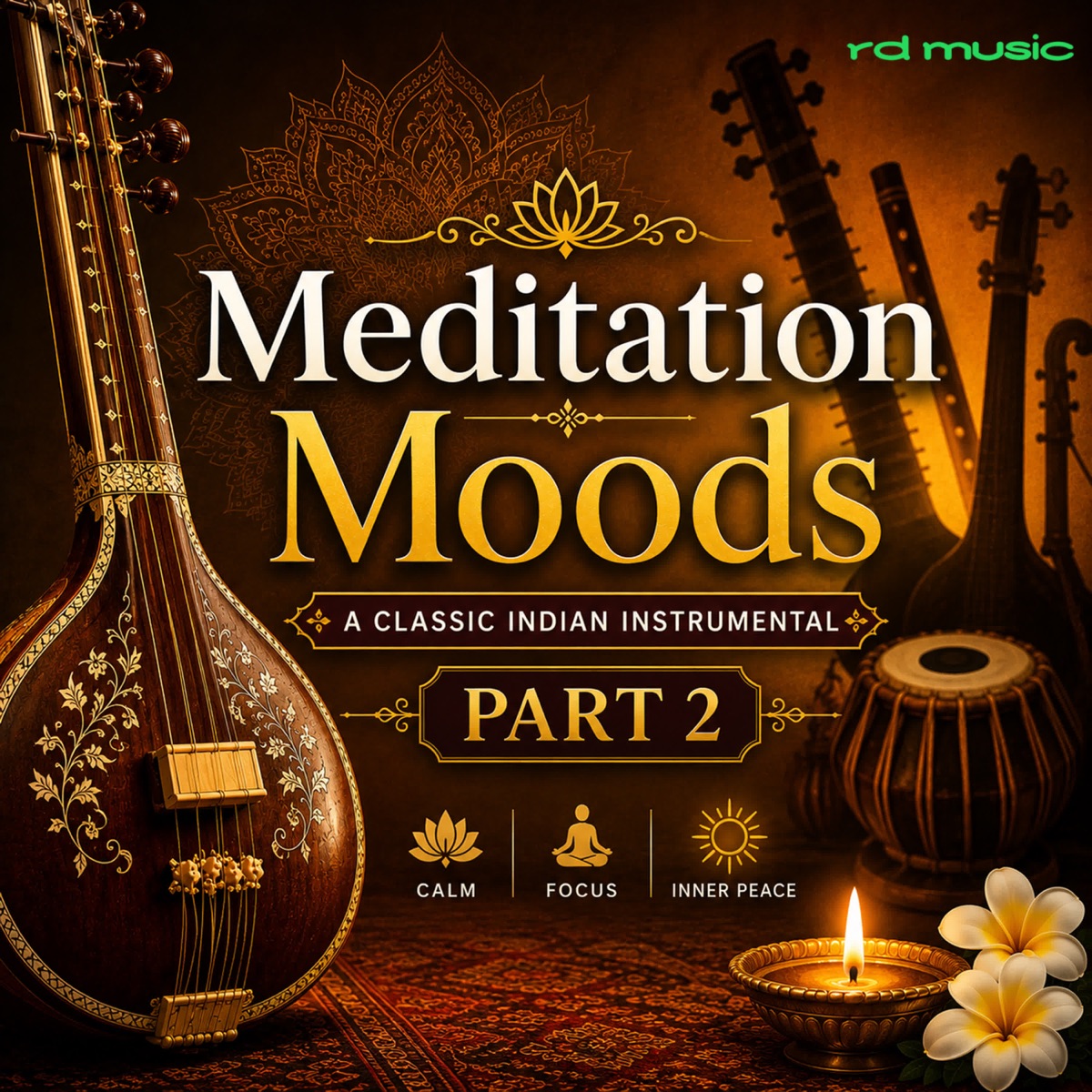 Meditation moods Part 2 - Single by Trupti Dave album cover