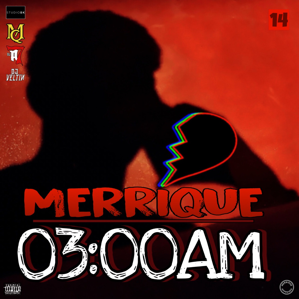 03:00 AM - Single by MERRIQUE, DJ A7 & DJ VELTIN album cover