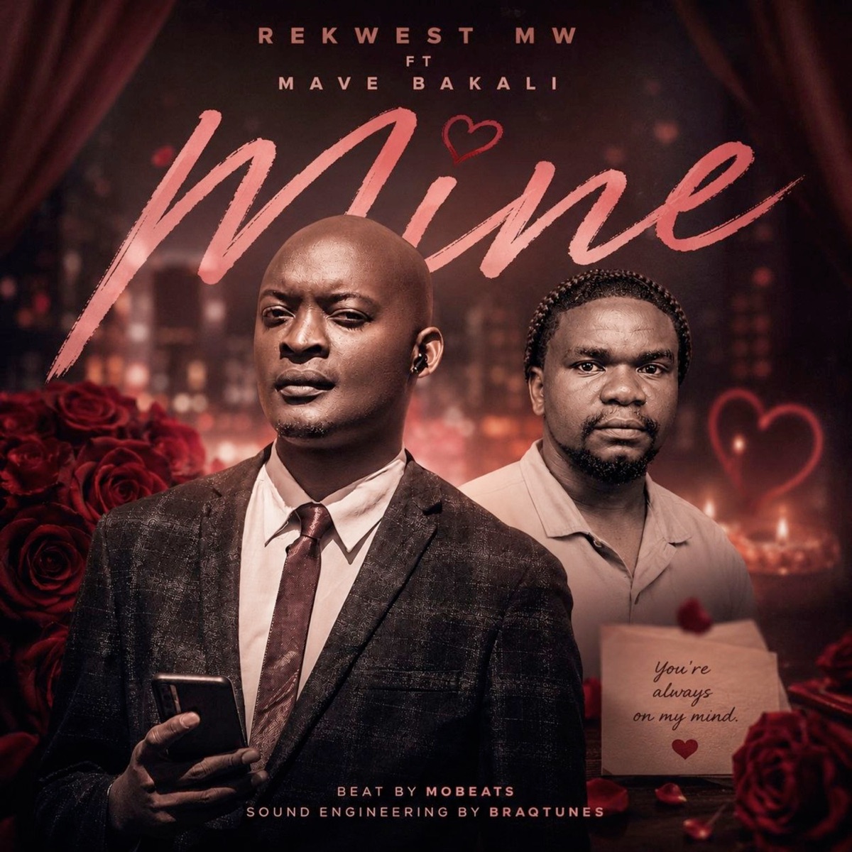 Mine (feat. Mave Bakali) - Single by Rekwest Mw album cover