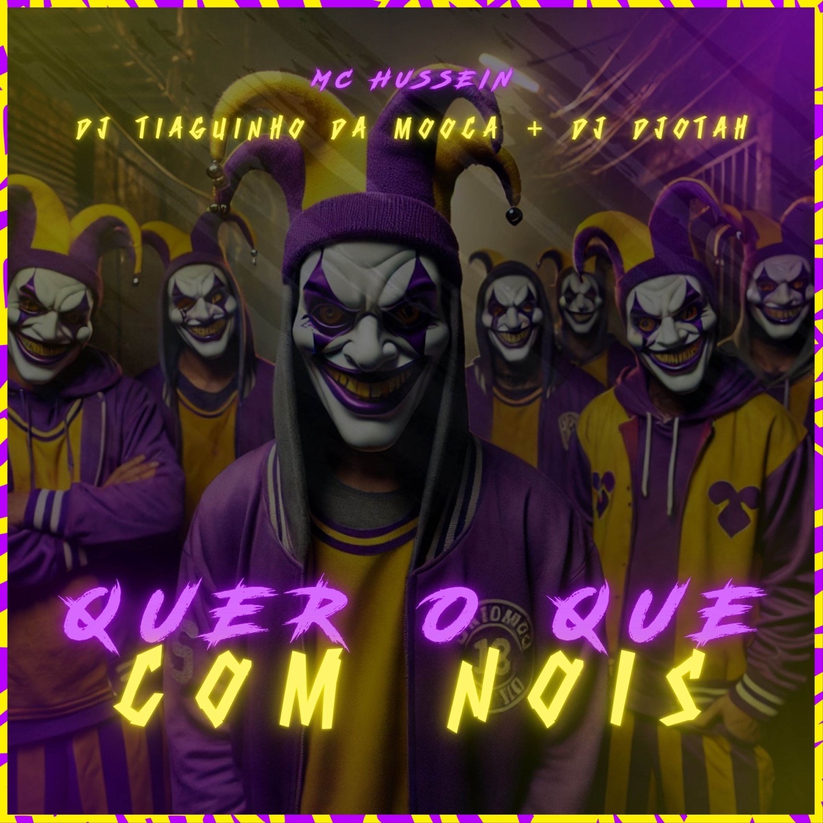 Quer o Que Com Nois - Single by MC Hussein, DJ Tiaguinho da Mooca & Aguillera album cover