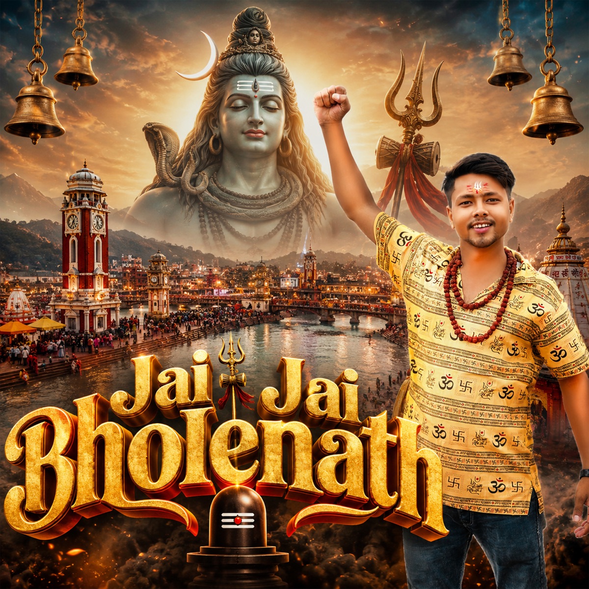 Jai Jai Bholenath - Single by Nikhil Baisla album cover
