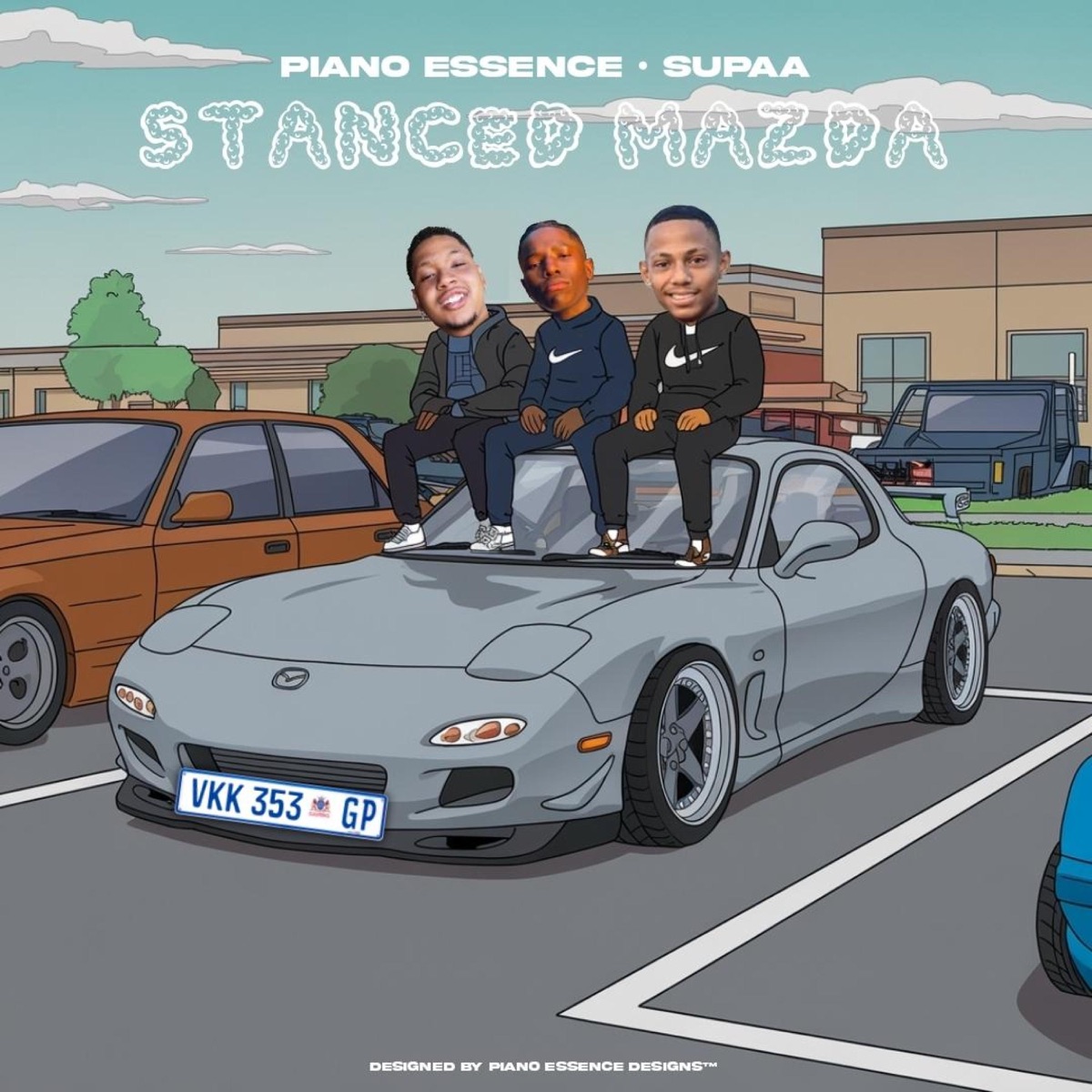 Stanced Mazda(Tribute To Mellow And Sleazy, Focalistic, Xduppy, Scotts Maphuma) (feat. Supaa) - Single by PIANO ESSENCE album cover