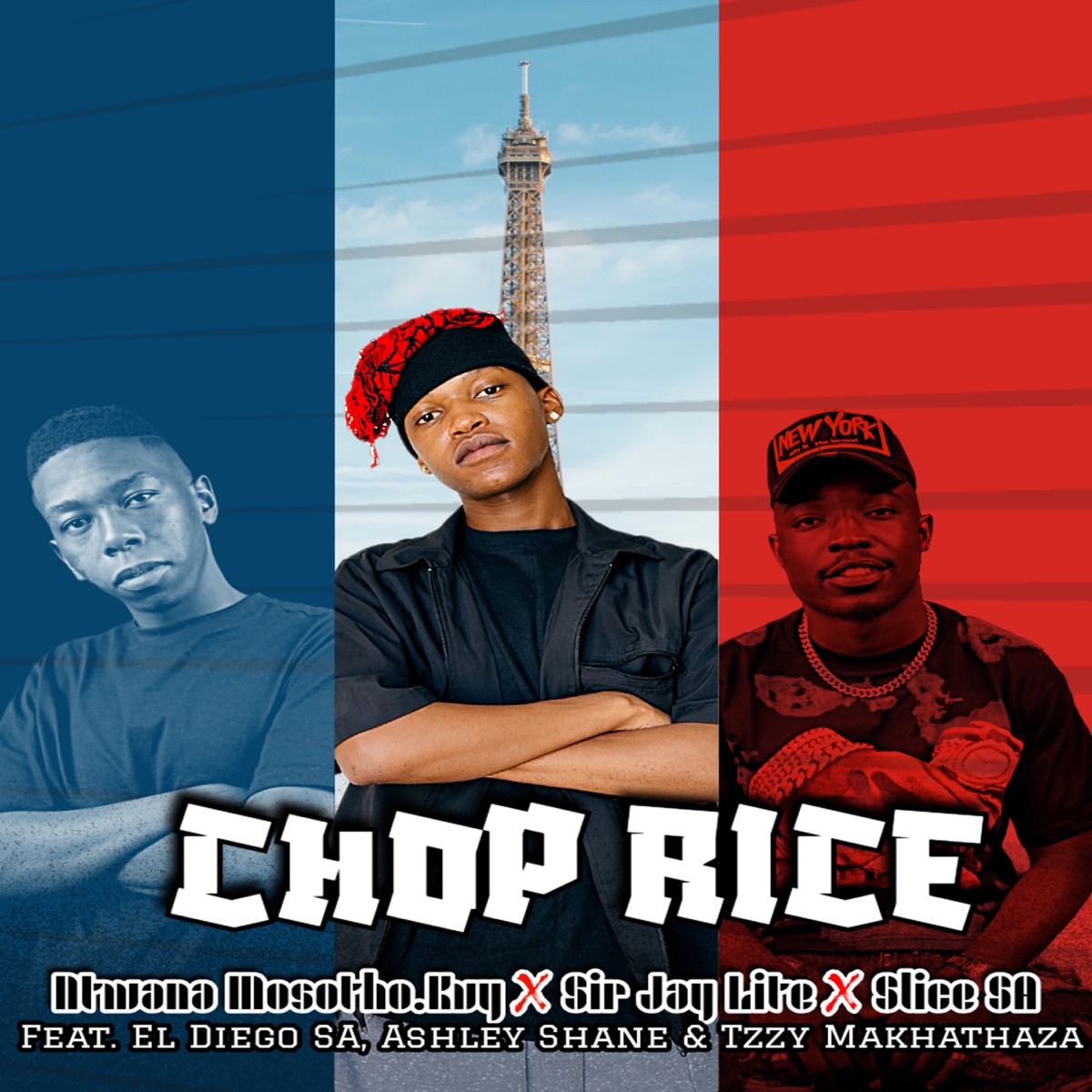 Chop Rice (Live) [feat. EL Diego SA, Ashley Shane & Tzzy Makhathaza] - Single by Ntwana Mosotho.Kvy, Sir Jay Lute & Slice SA album cover