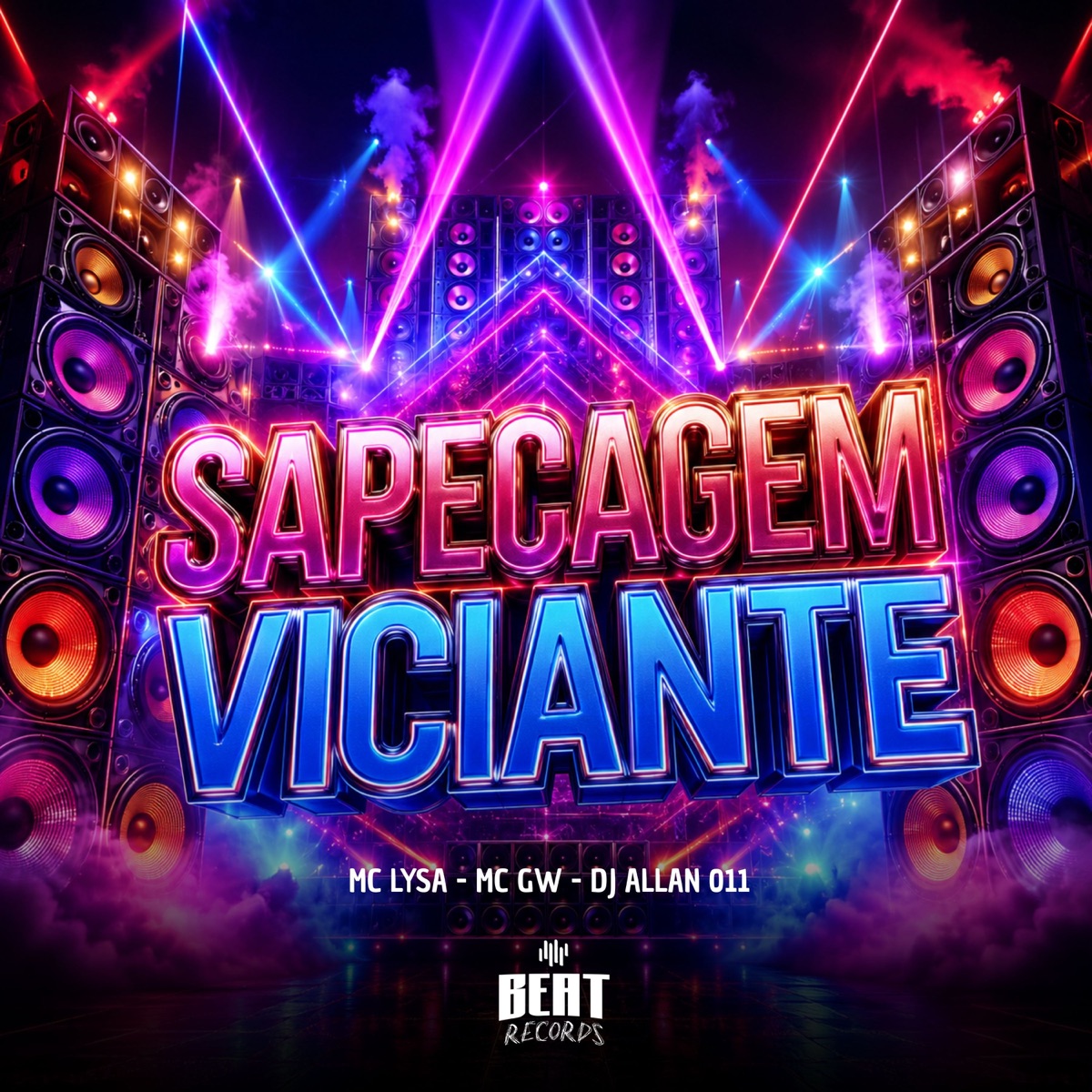 SAPECAGEM VICIANTE - Single by Mc Lysa, Mc Gw & DJ Allan 011 album cover