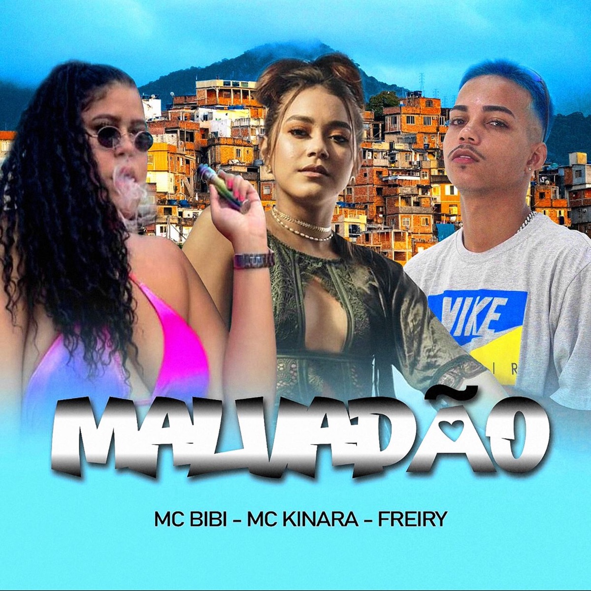 Malvadão (feat. Bibi Mc) - Single by Realfocus, Mc Kinara & MC Freiry album cover