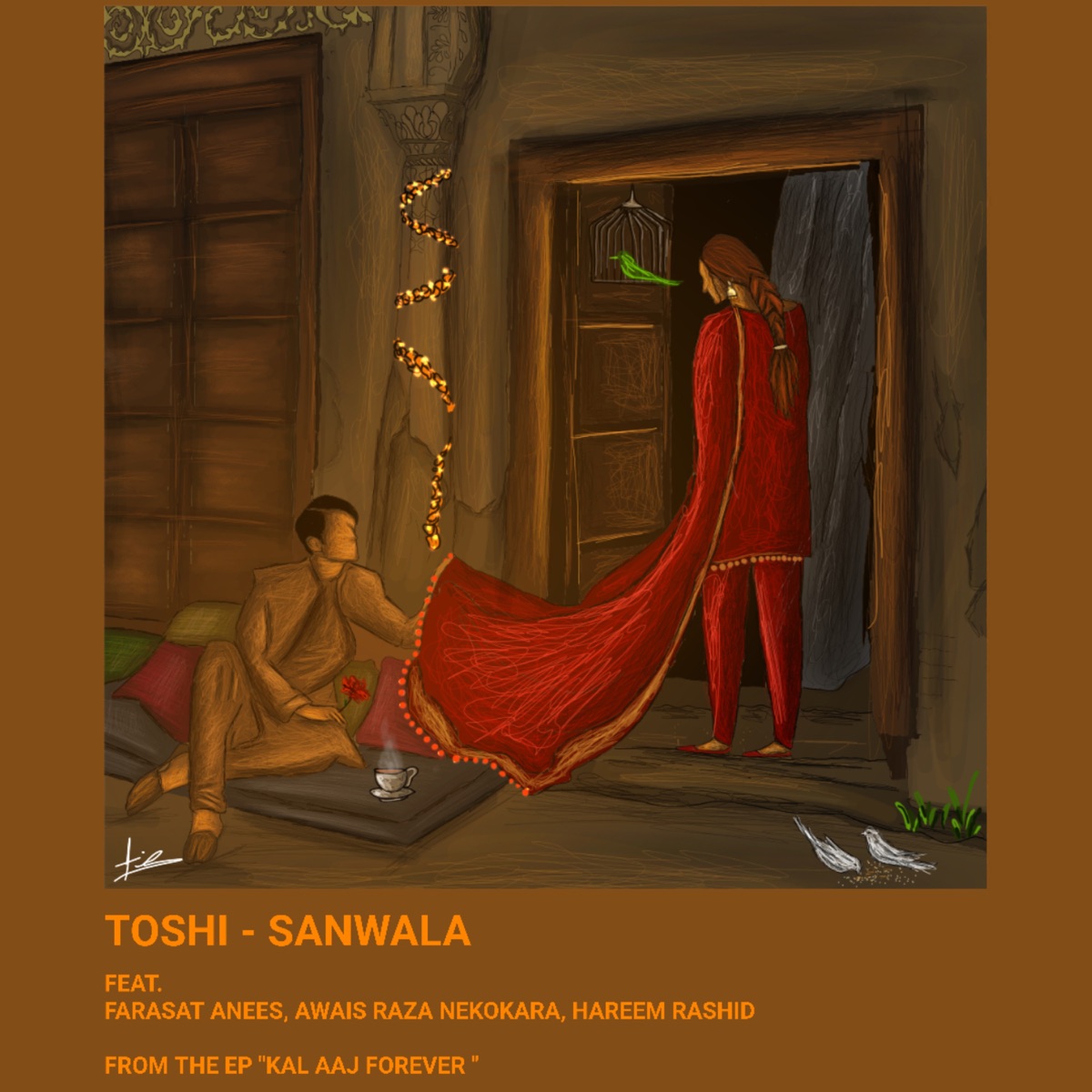 Sanwala (feat. Farasat Anees, Awais Raza Nekokara & Hareem Rashid) - Single by Toshi album cover