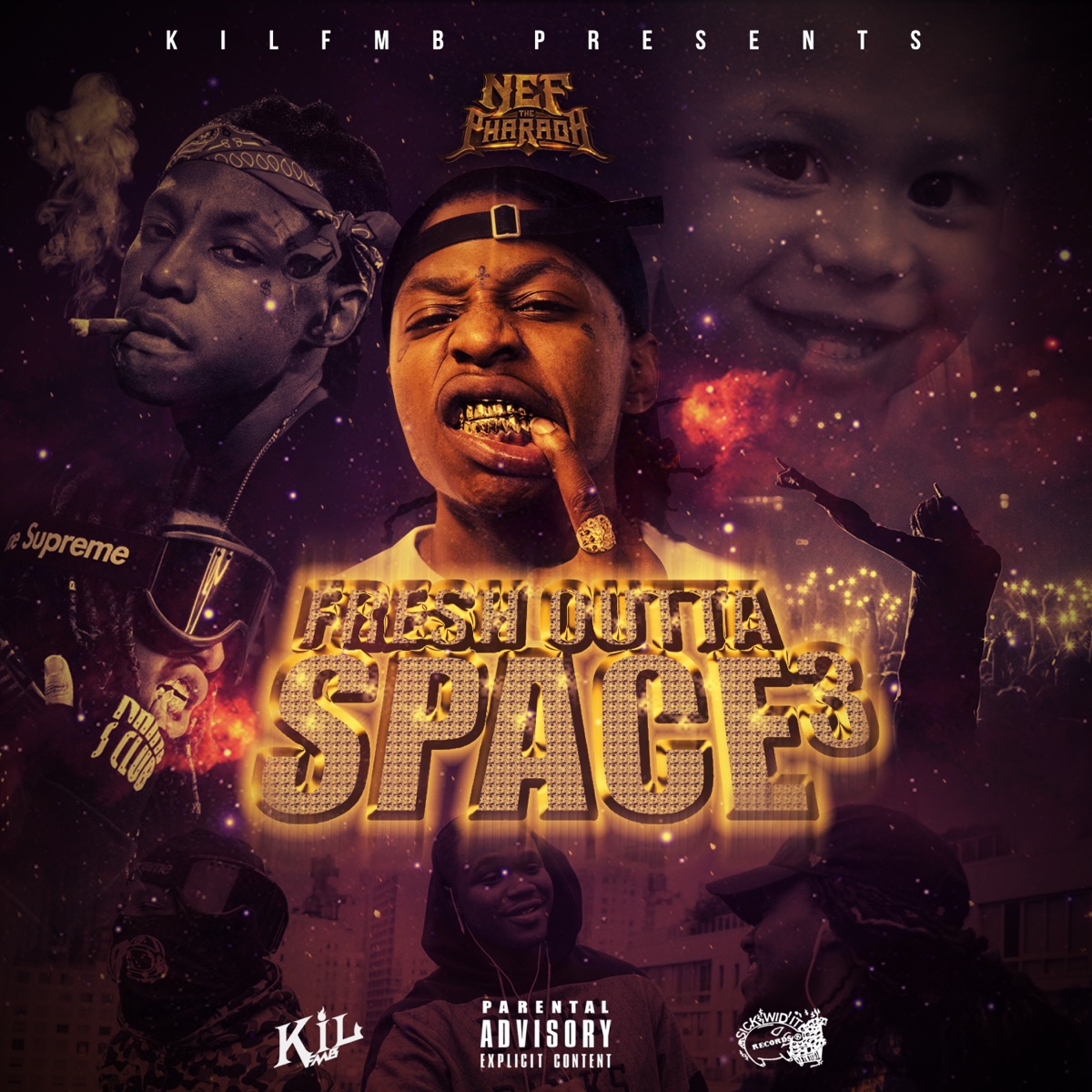 Fresh Outta Space 3 by Nef The Pharaoh album cover