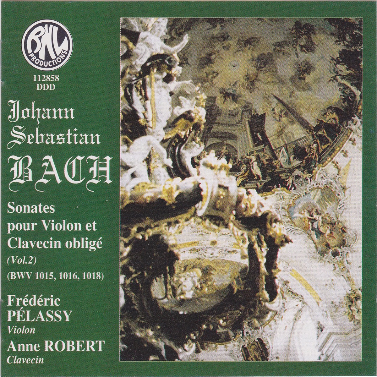 Sonates pour violon et clavecin obligé by Frédéric Pélassy & Anne Robert album cover