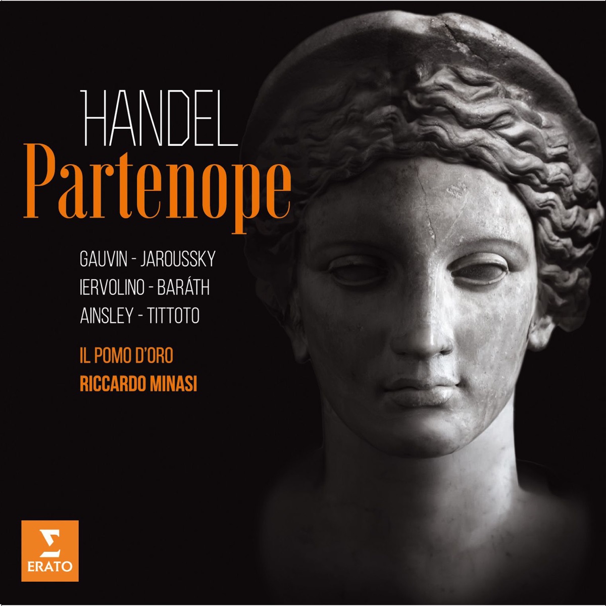 Handel: Partenope, HWV 27 by Karina Gauvin, Philippe Jaroussky, Il Pomo d'Oro & Riccardo Minasi album cover