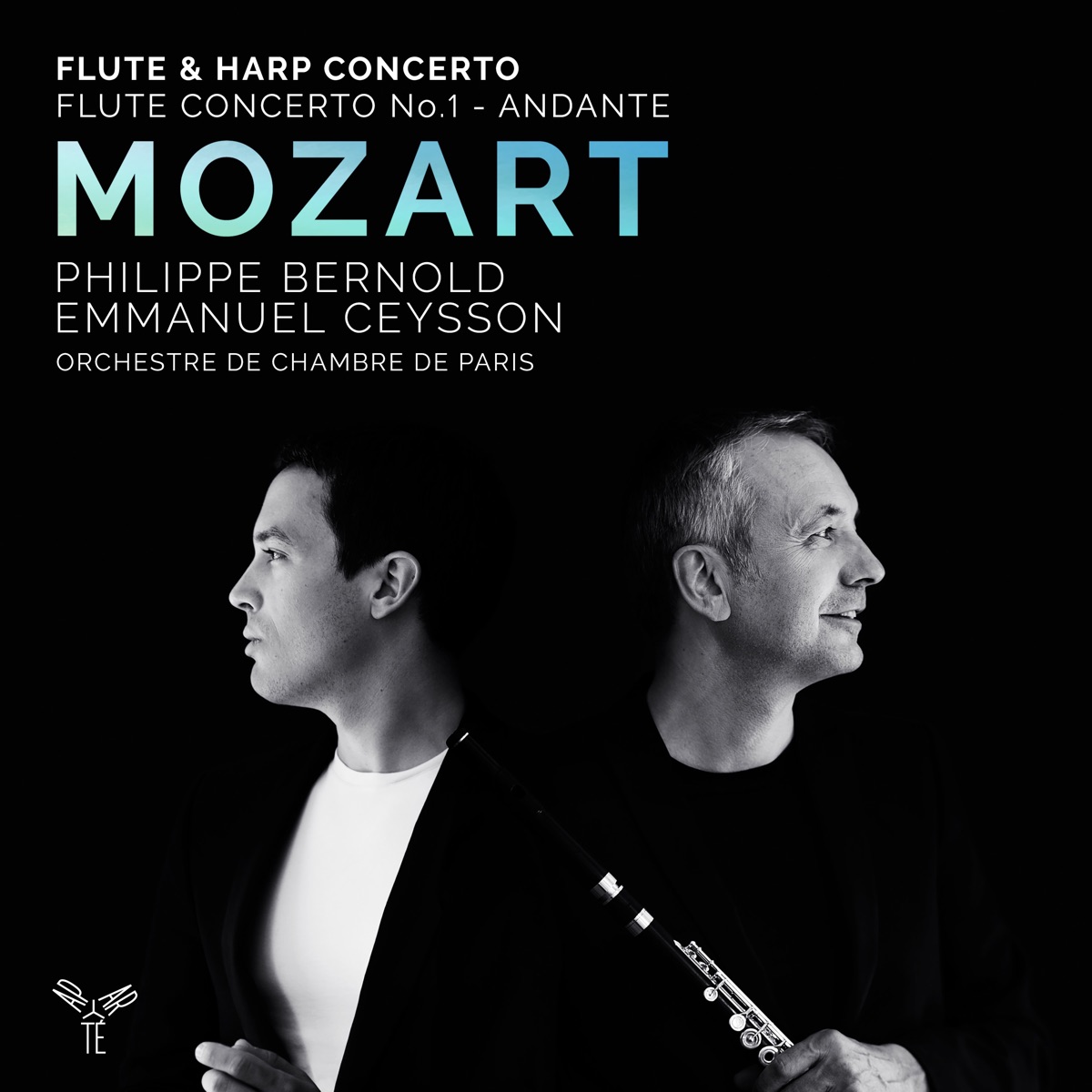 Mozart: Flute & Harp Concerto by Philippe Bernold, Emmanuel Ceysson & Orchestre de chambre de Paris album cover