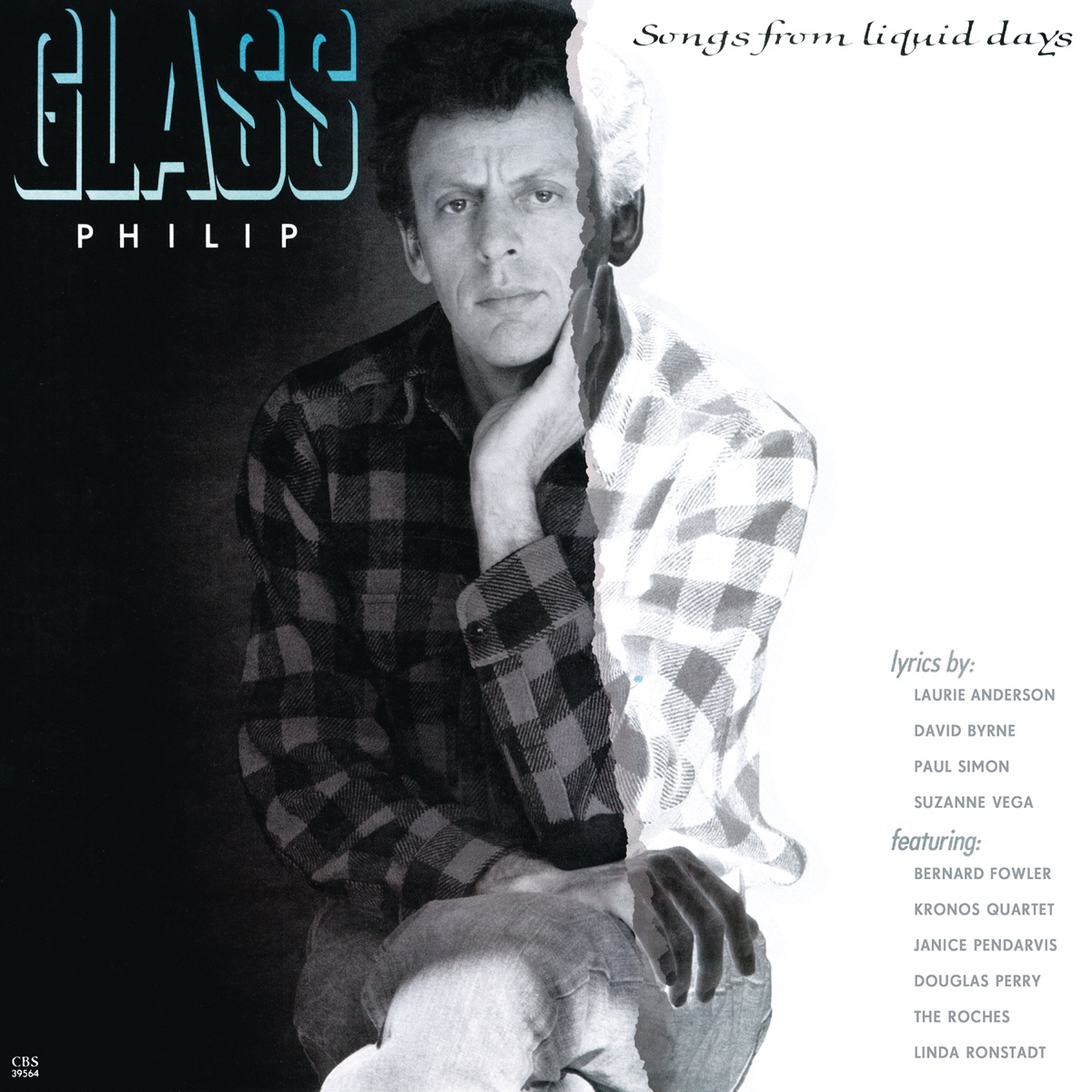 Glass: Songs from Liquid Days by Philip Glass, Michael Riesman & The Philip Glass Ensemble album cover
