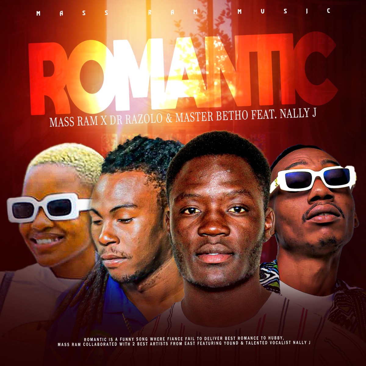 Romantic (feat. Dr Razolo, Master Betho & Nally J) - Single by Mass Ram album cover
