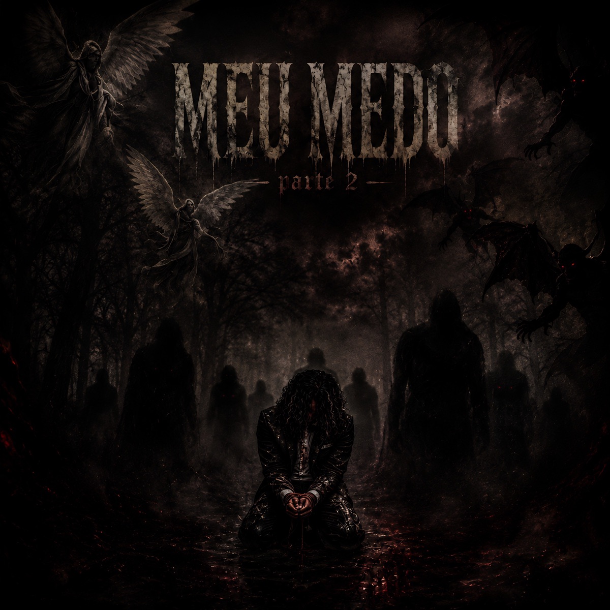 MEU MEDO parte 2 (feat. MC Frau) - Single by LCH Oficial album cover