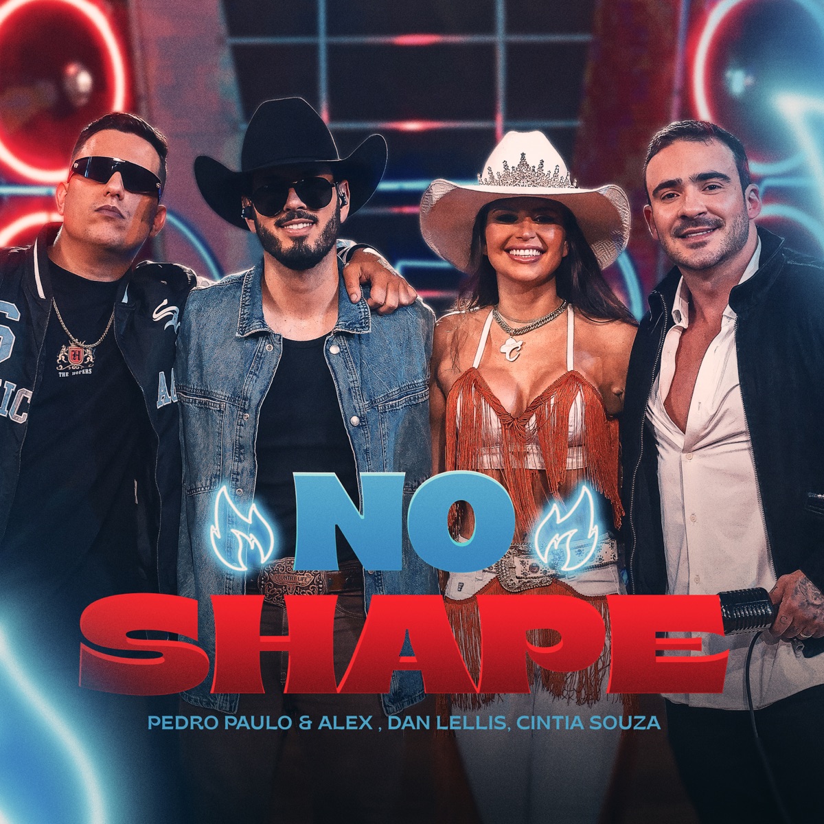No Shape - Single by Pedro Paulo & Alex, Dan Lellis & Cintia Souza album cover