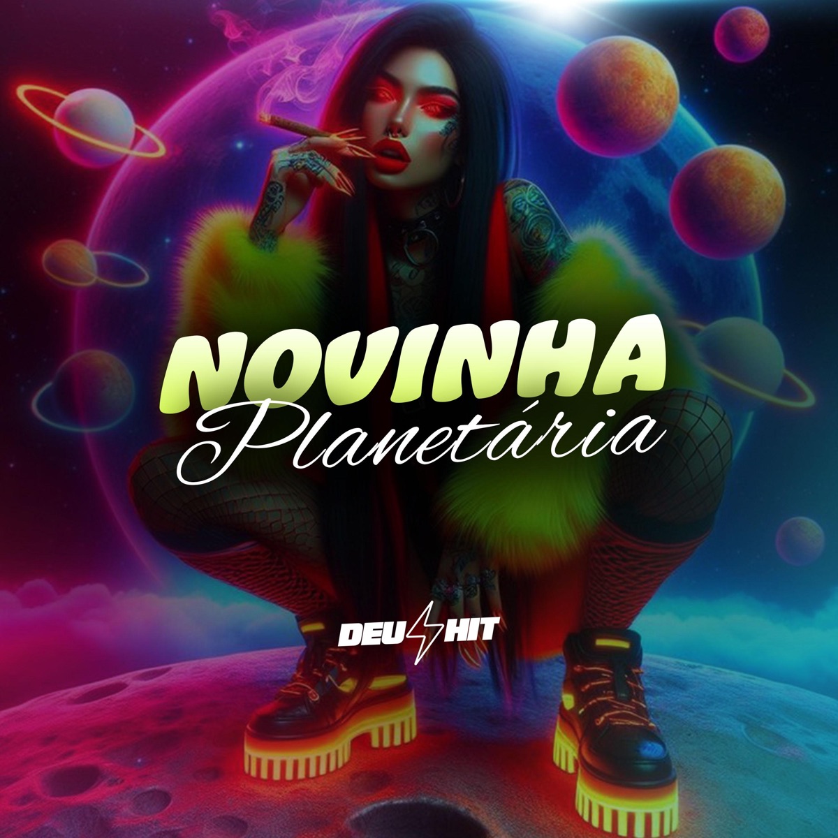 Novinha Planetária - Single by DJ HICK DA ZL, DJ Rossini ZS & Dj Durães 011 album cover