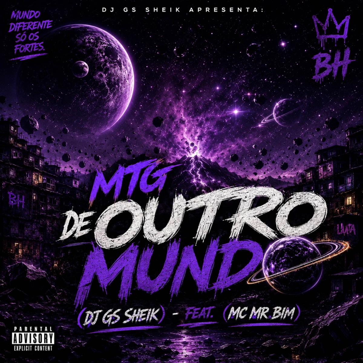 MTG DE OUTRO MUNDO - Single by DJ GS SHEIK & MC Mr Bim album cover