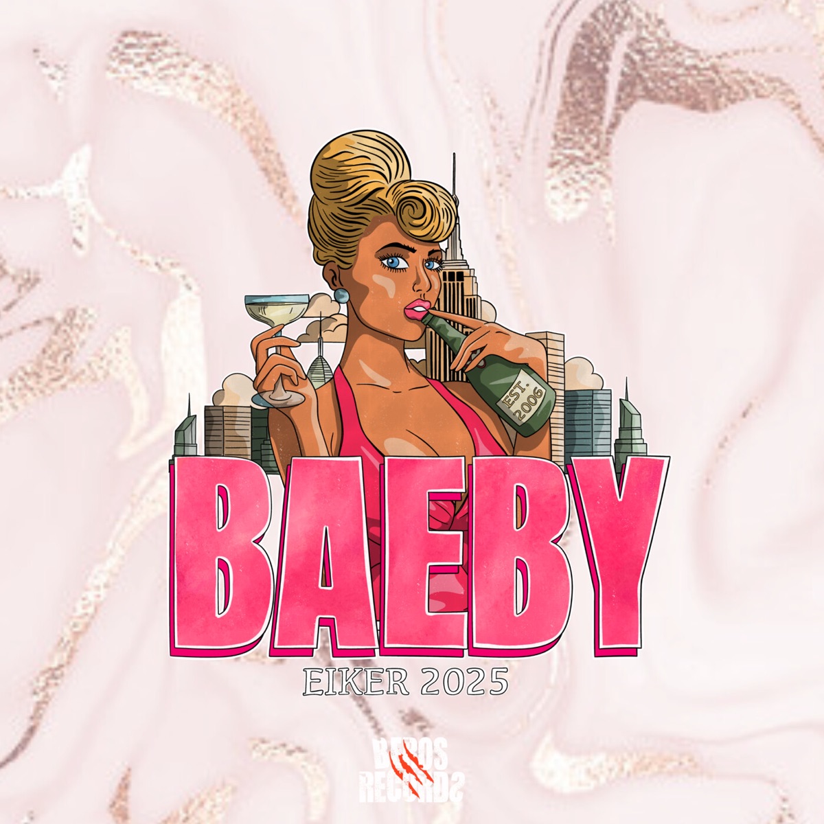 Velkommen Baeby - Single by Klikkmonopolet & STADION album cover