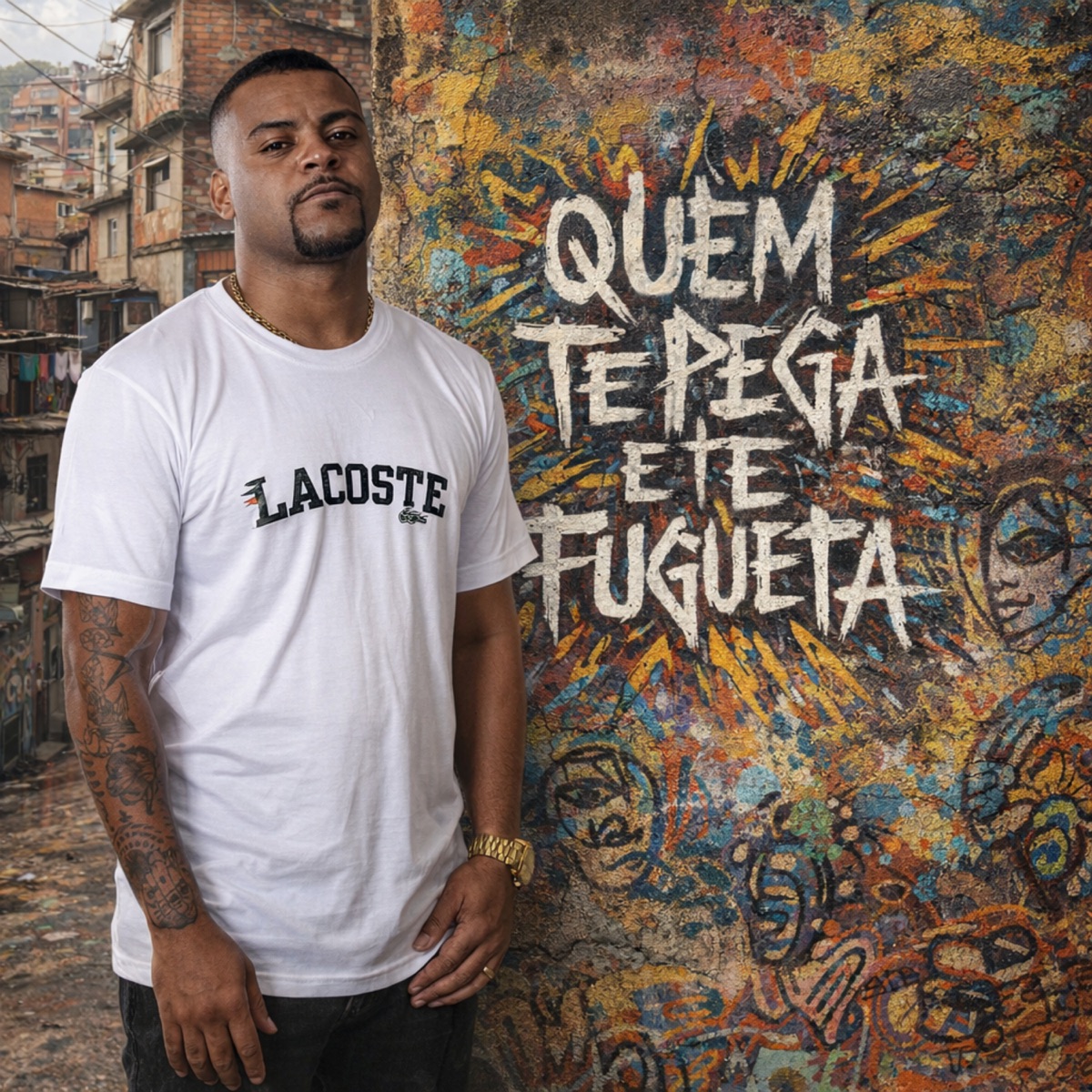 Quem Te Pega e Te Fugueta - Single by Mc Juninho FSF album cover