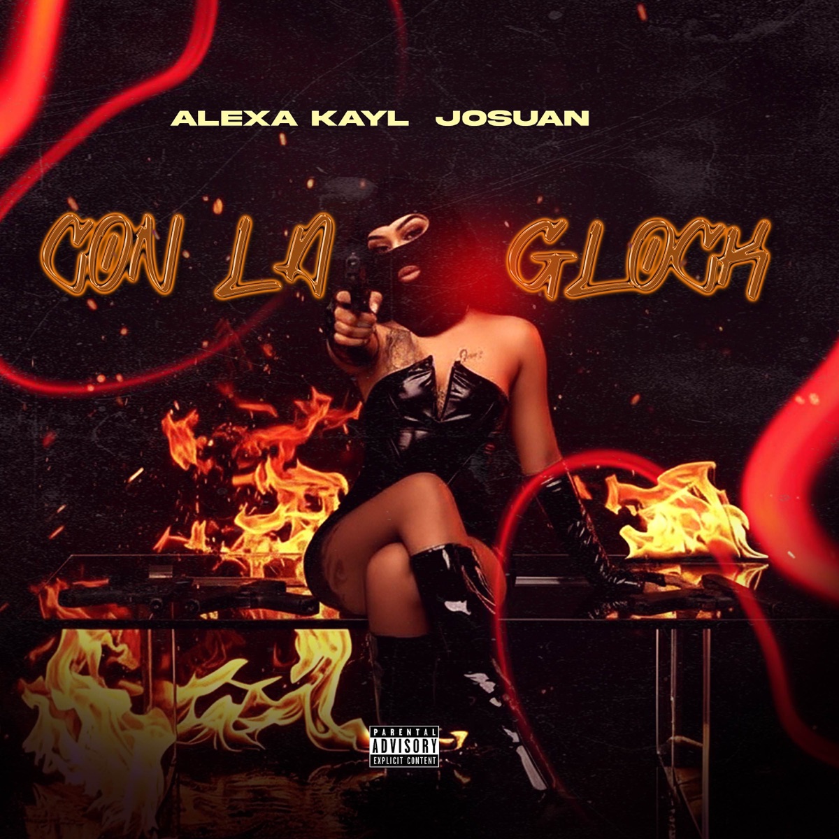 Con La Glock - Single by Alexa Kayl & Josuan album cover