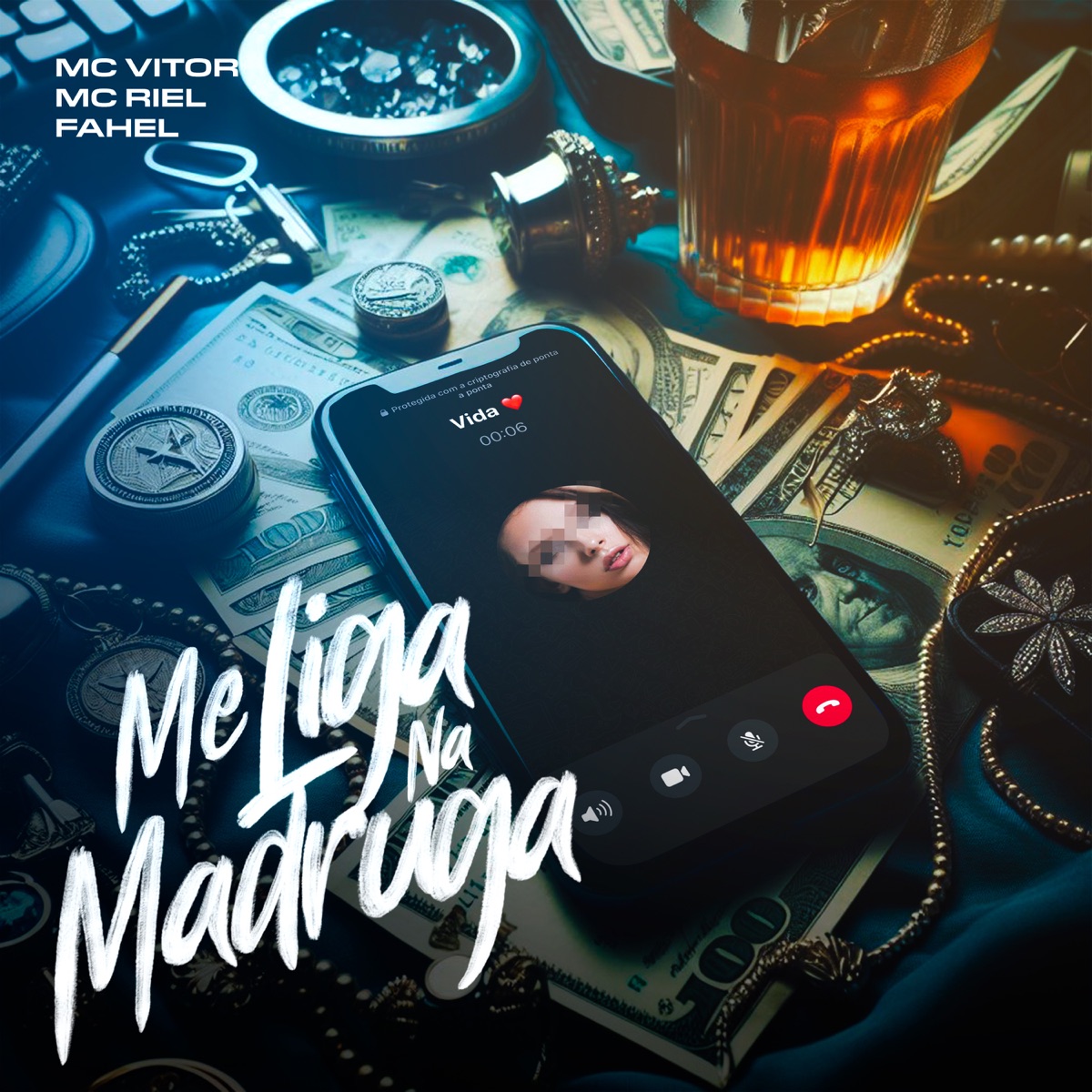 Me Liga na Madruga - Single by MC Vitor & MC Riel album cover