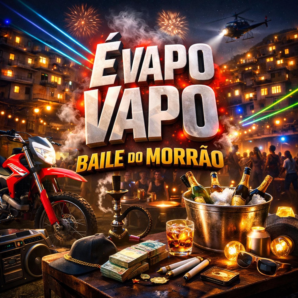 É VAPO VAPO BAILE DO MORRÃO - Single by Fabuloso, Dj Raffa Oficial & MC Leon album cover