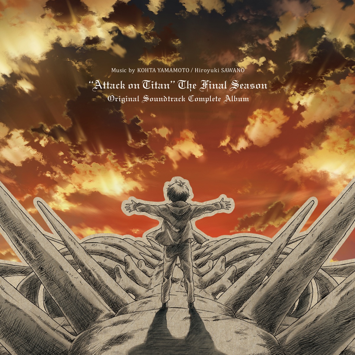 TVアニメ「進撃の巨人 The Final Season」 Original Sound Track Complete Album by KOHTA YAMAMOTO/澤野弘之 album cover