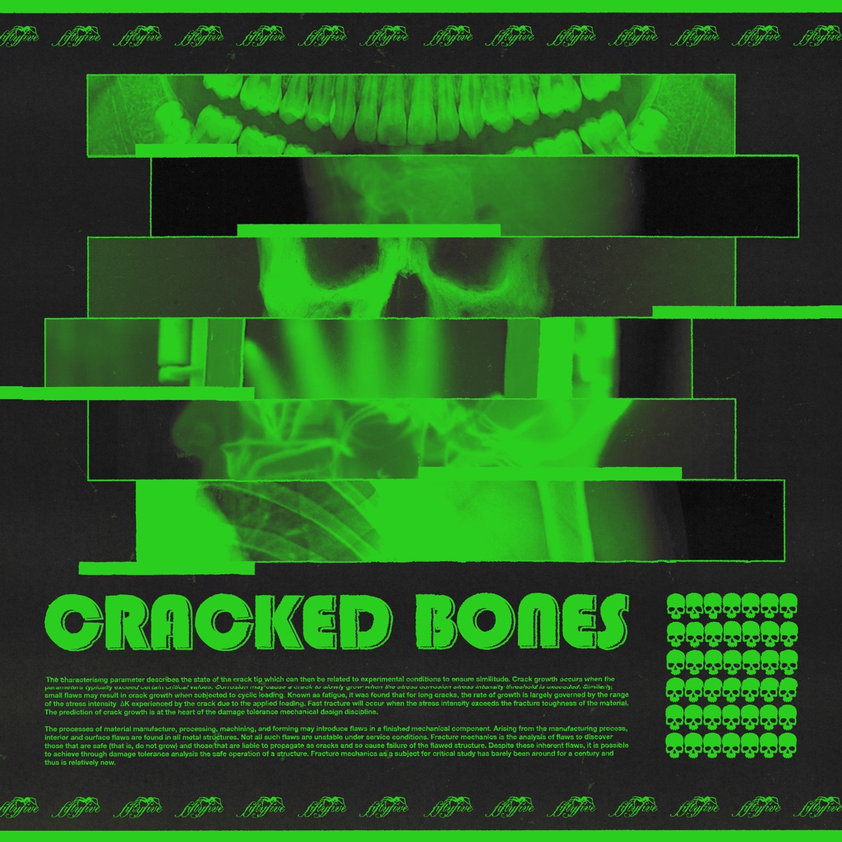 CRACKED BONES - Single by fiftyfive album cover