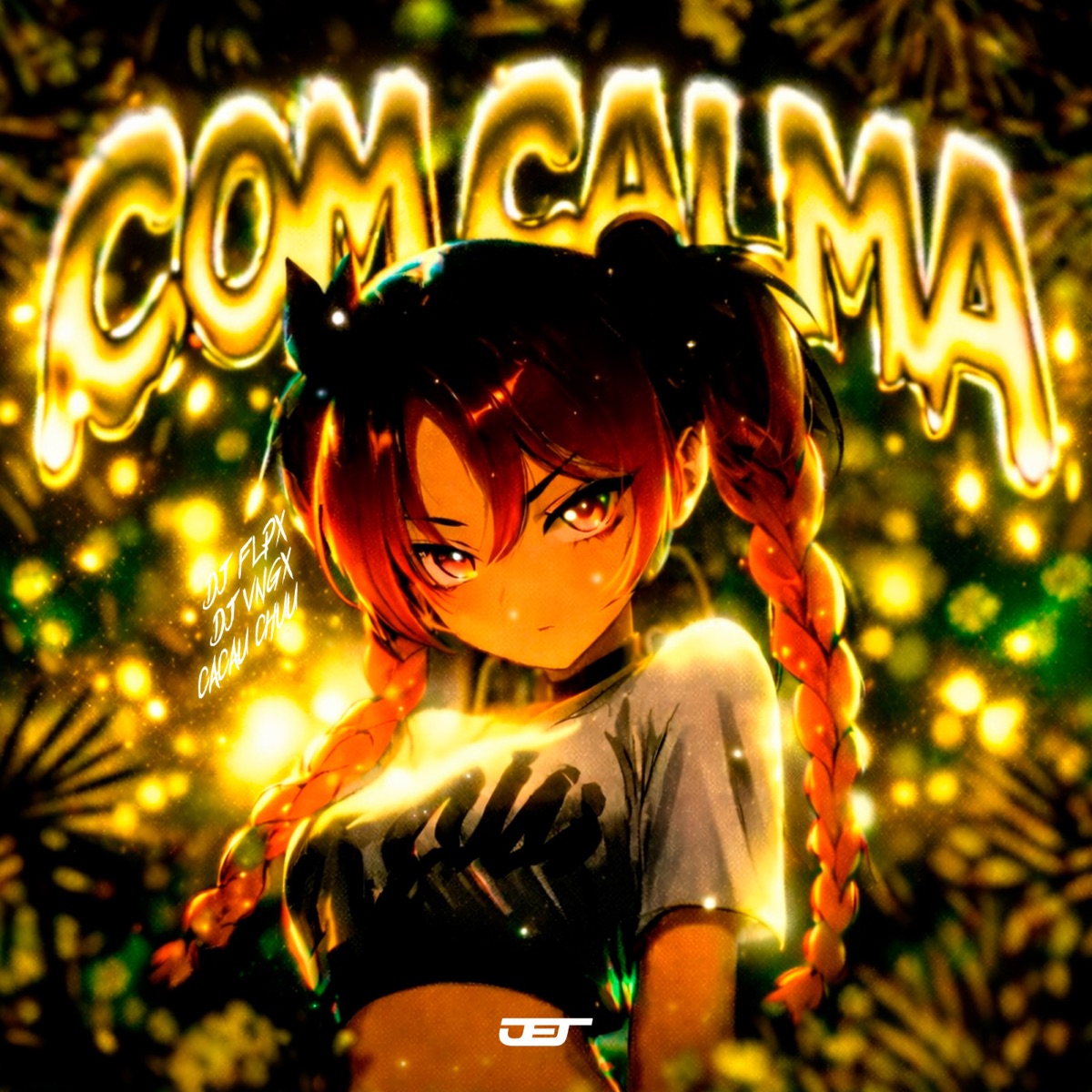 COM CALMA (Versions) - Single by DJ FLPX, DJ VNGX & Cacau Chuu album cover