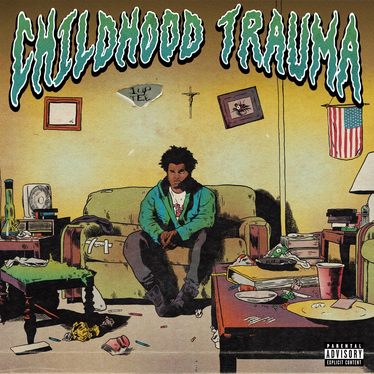 Childhood Trauma by 1up Tee album cover