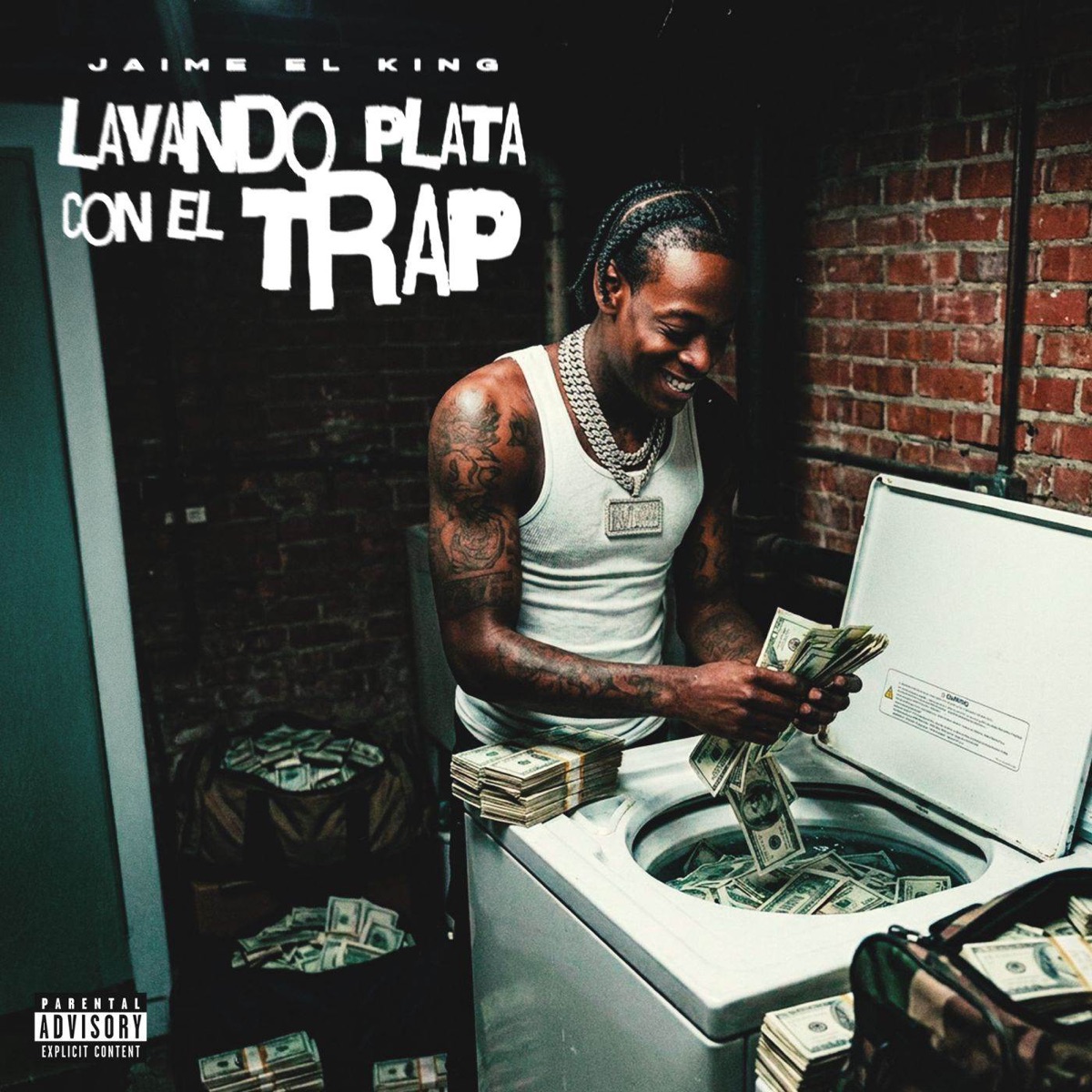 Lavando Plata Con El Trap - Single by El Goldo & Jaime El King album cover