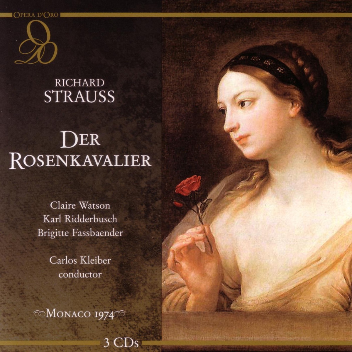 Strauss: Der Rosenkavalier by Carlos Kleiber, Bavarian State Orchestra & Bayerische Staatsopernchor album cover