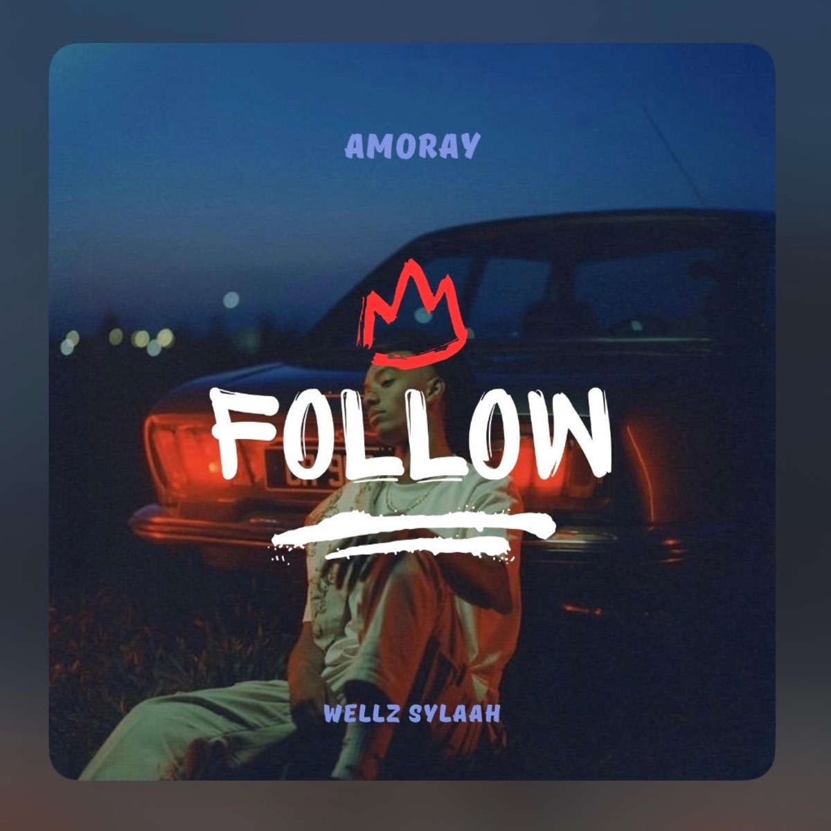 Follow (feat. Wellz) [Remix] - Single by Amoray album cover
