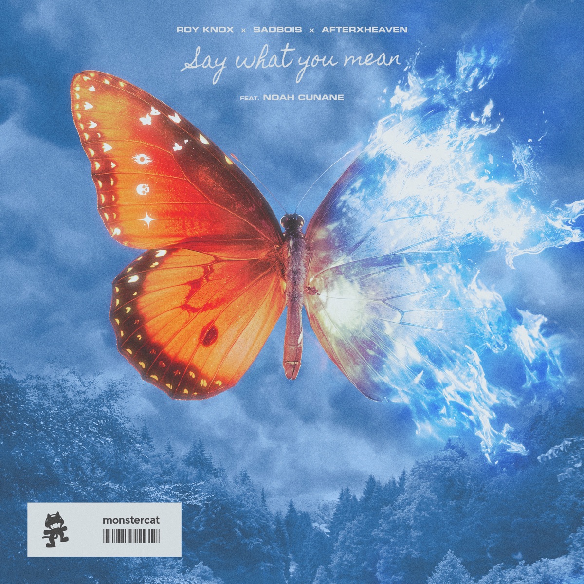 Say What You Mean (feat. Noah Cunane) - Single by ROY KNOX, SadBois & afterxheaven album cover