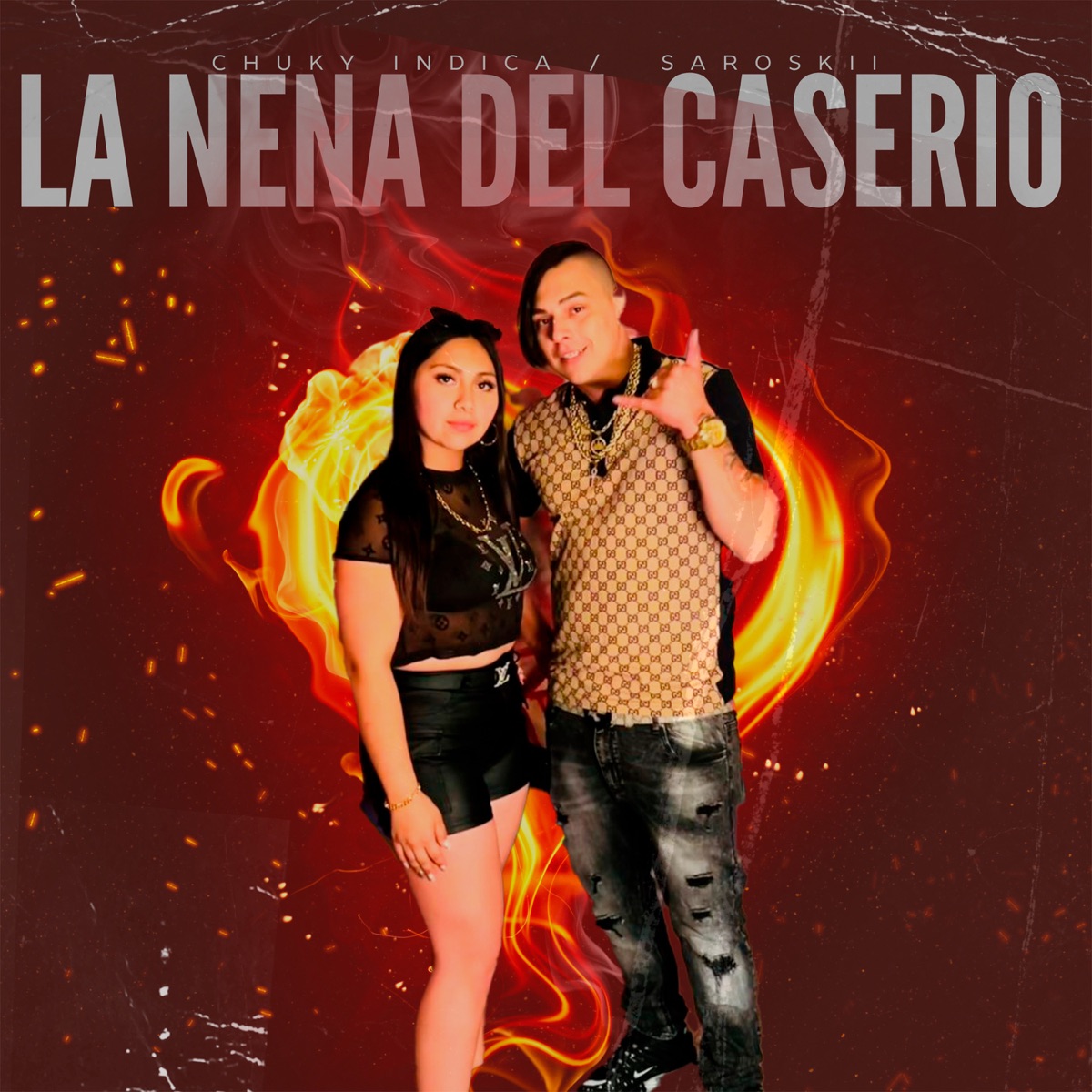 La Nena del Caserio - Single by Chuky Indica & Saroskii album cover