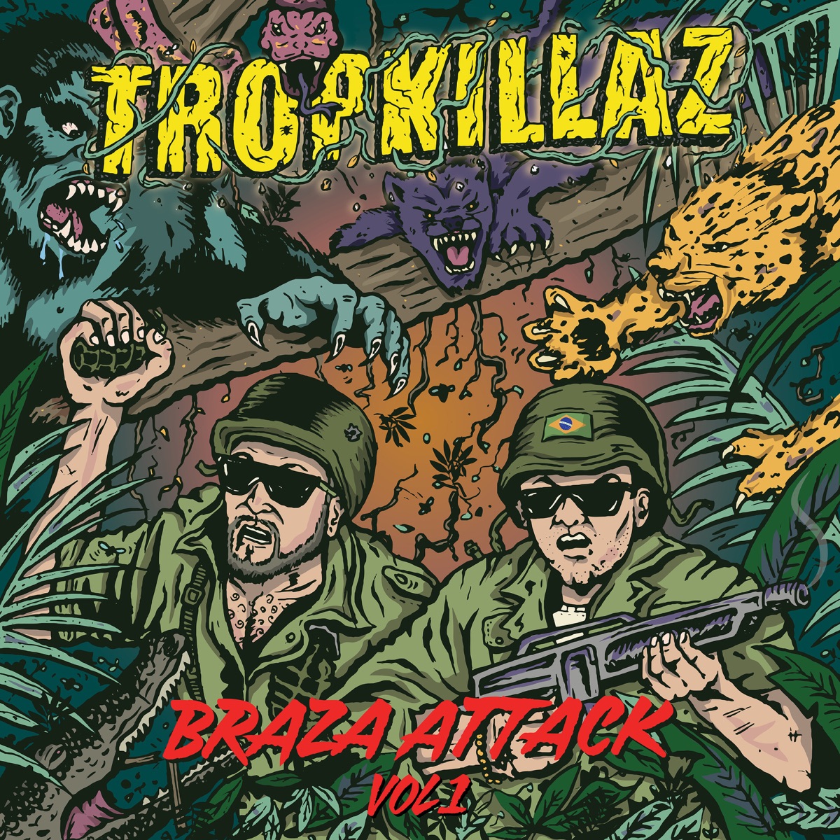 Braza Attack, Vol. 1 - EP by Tropkillaz album cover