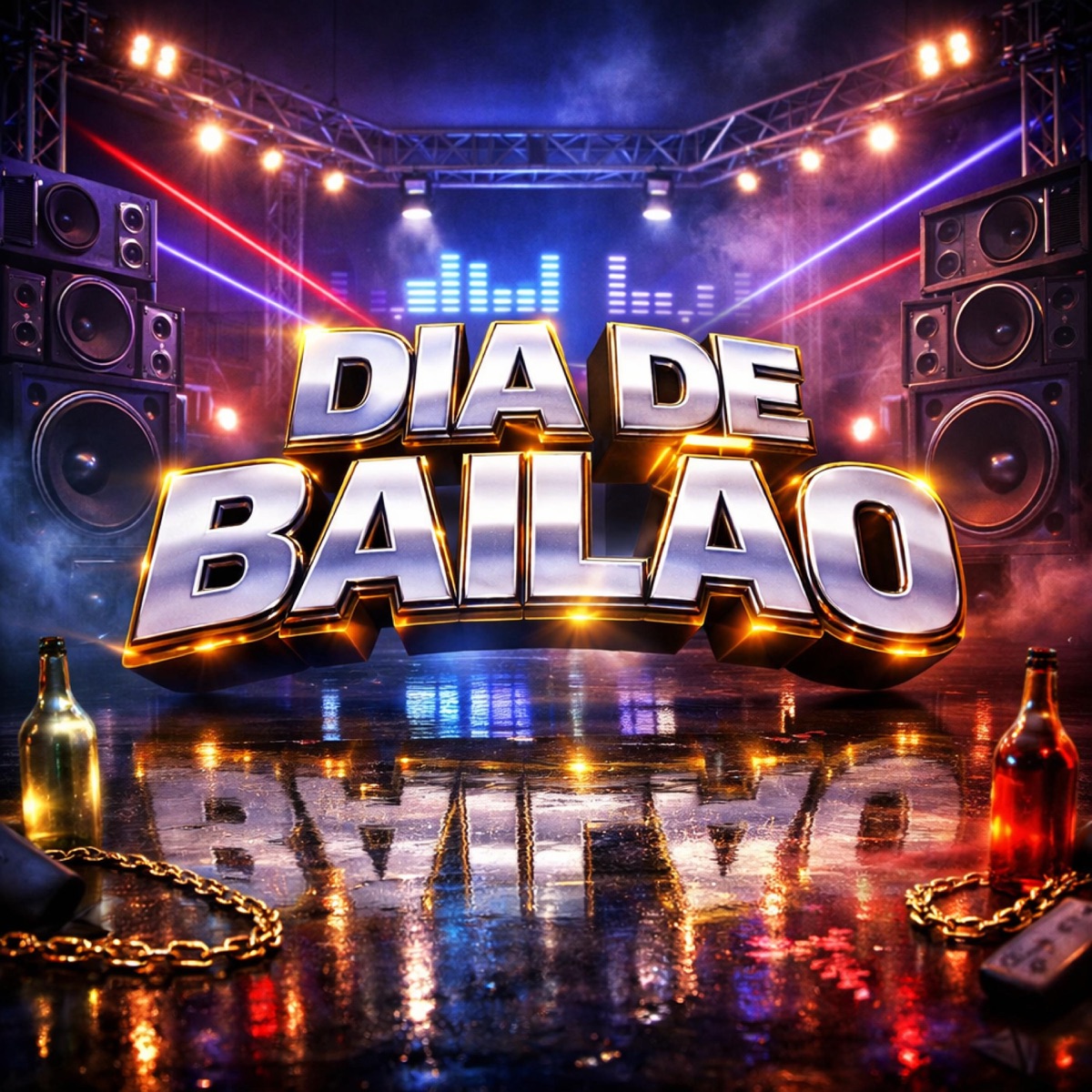 DIA DE BAILÃO (feat. Fabuloso) - Single by Dj Raffa Oficial, MC Negritin & MC PEZÃO 22 album cover